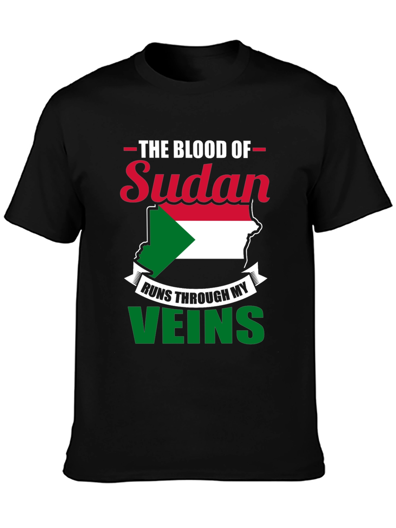 Sudan Pride T-Shirt - Blood Runs Through My Veins