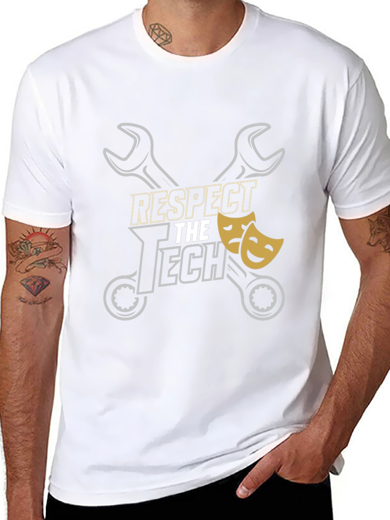 Respect the Tech Black T-Shirt