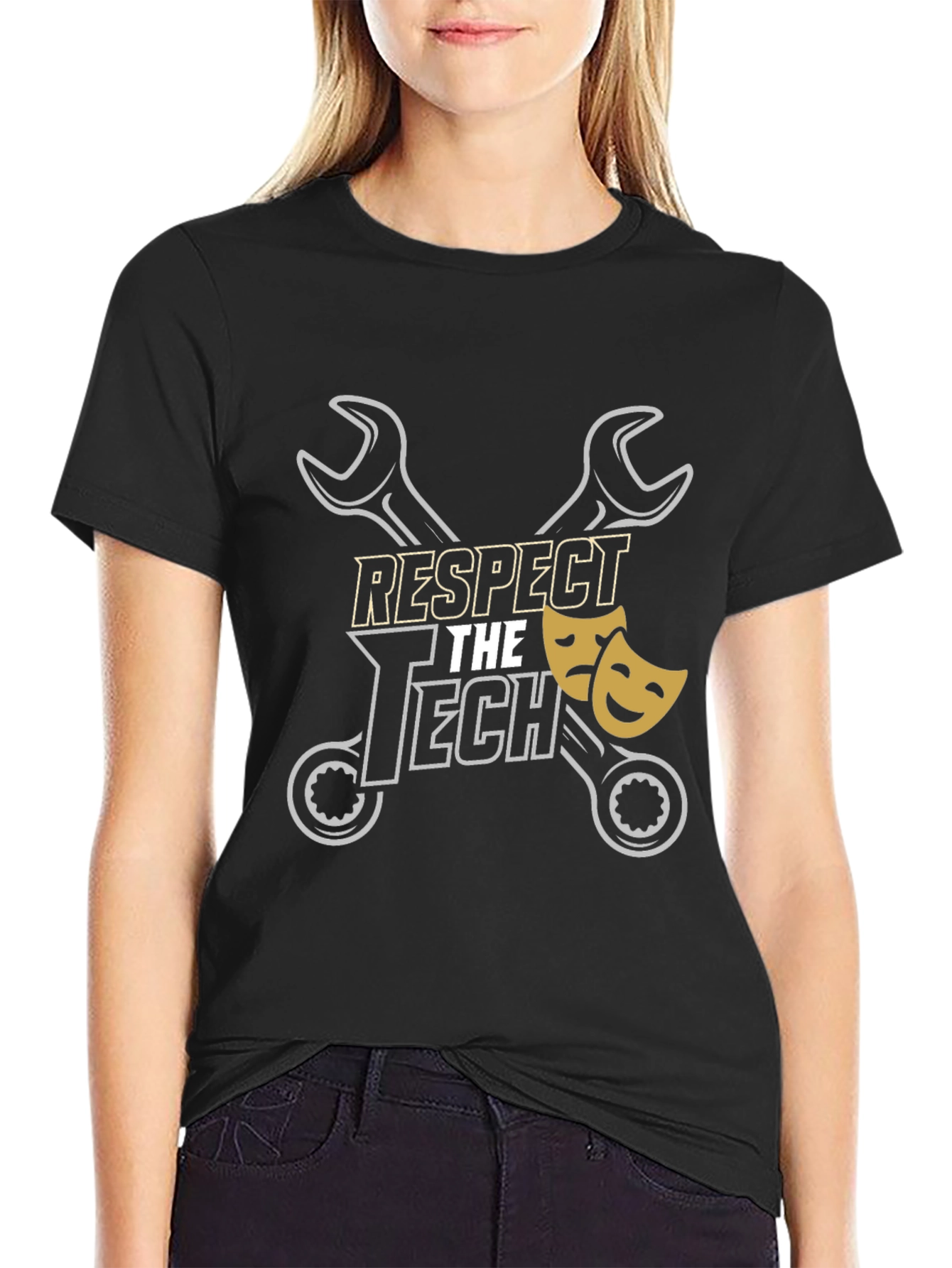 Respect the Tech Black T-Shirt