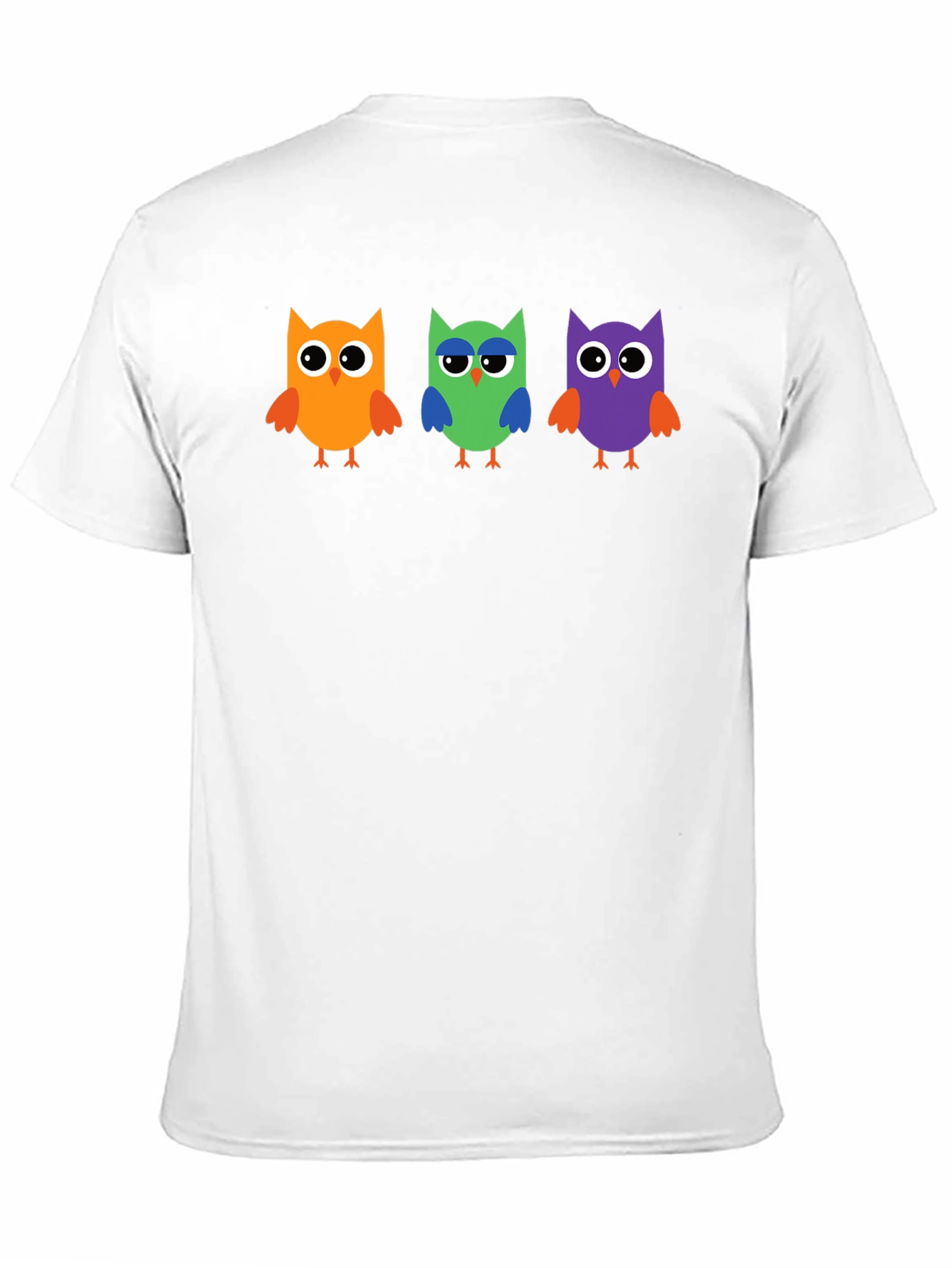 Owl Trio Graphic Tee - Black