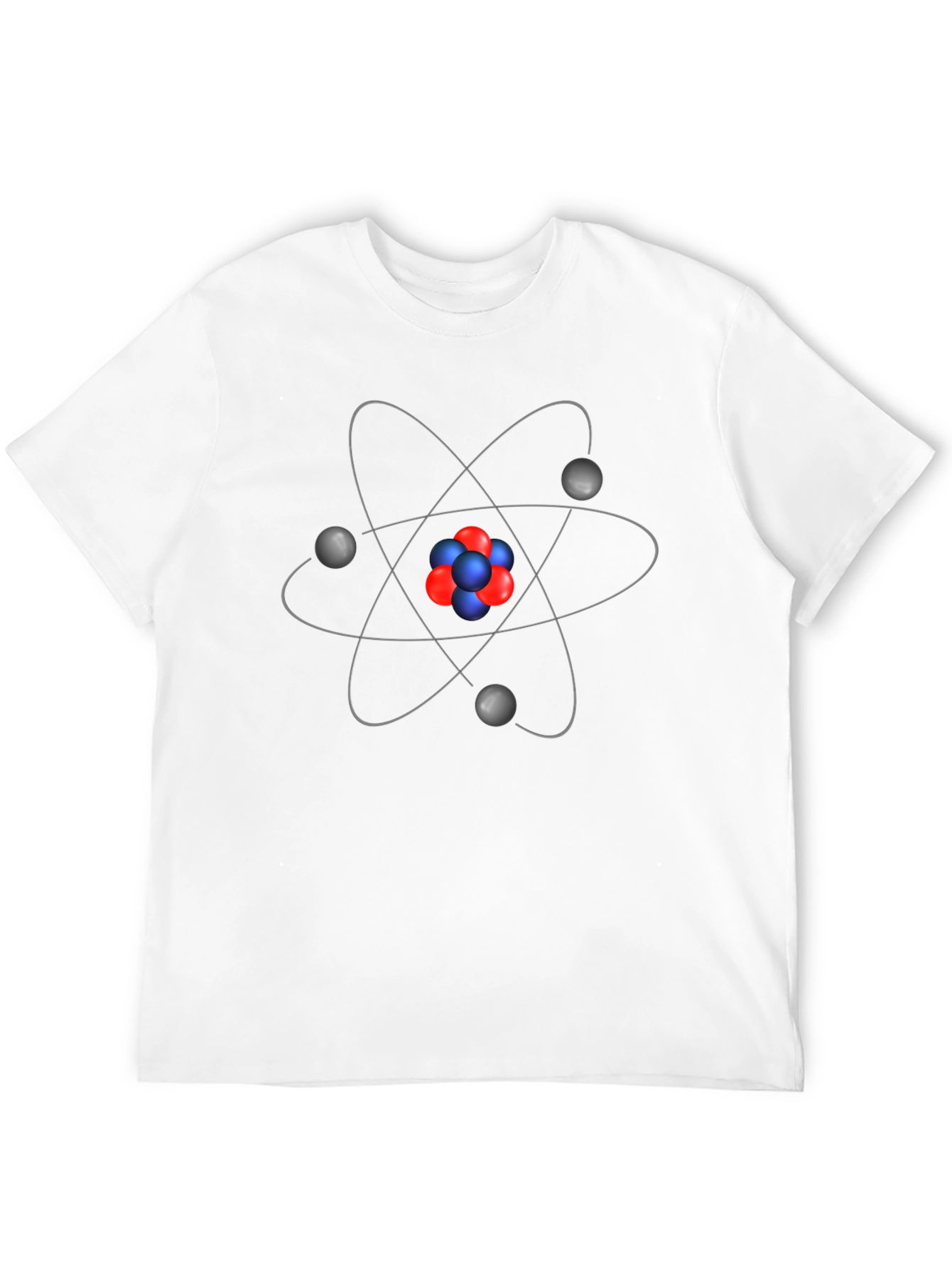 Atomic Structure Graphic Tee - Black Cotton Blend