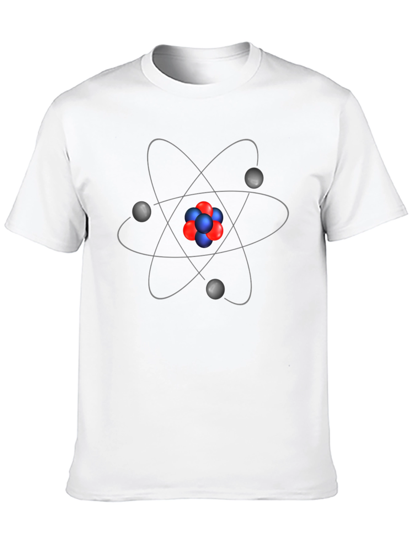 Atomic Structure Graphic Tee - Black Cotton Blend