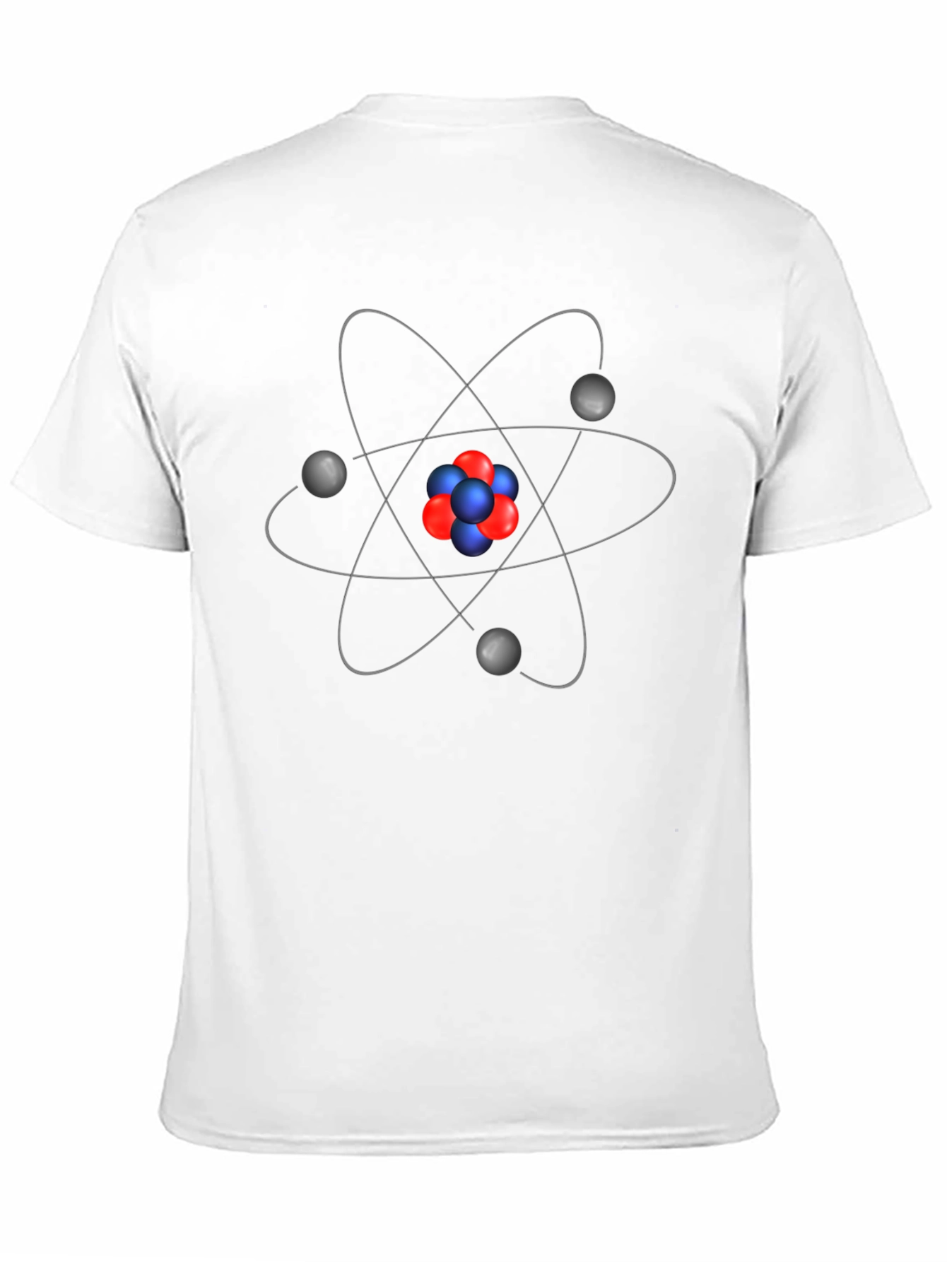 Atomic Structure Graphic Tee - Black Cotton Blend