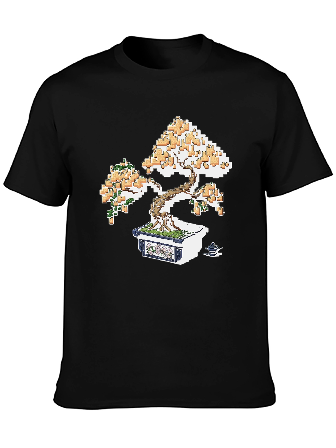 Pixel Art Bonsai T-Shirt - Unique Graphic Tee