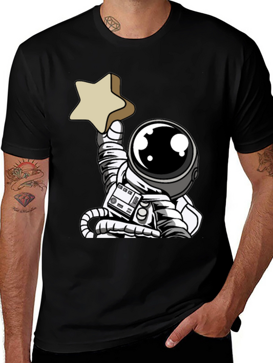 Astronaut Star T-Shirt - Unique Graphic Tee
