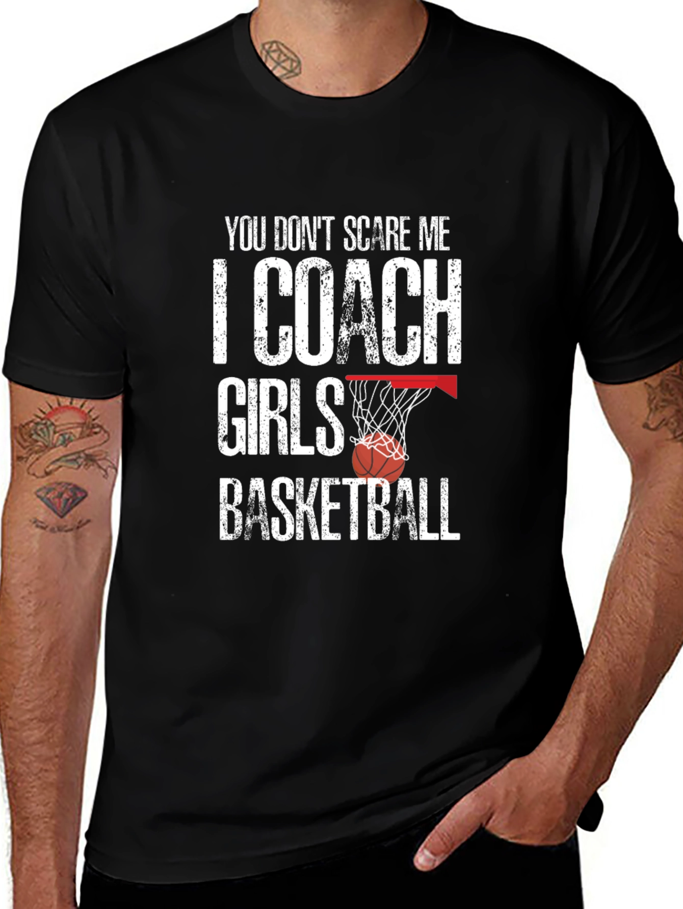 Basketball Coach Novelty T-Shirt
