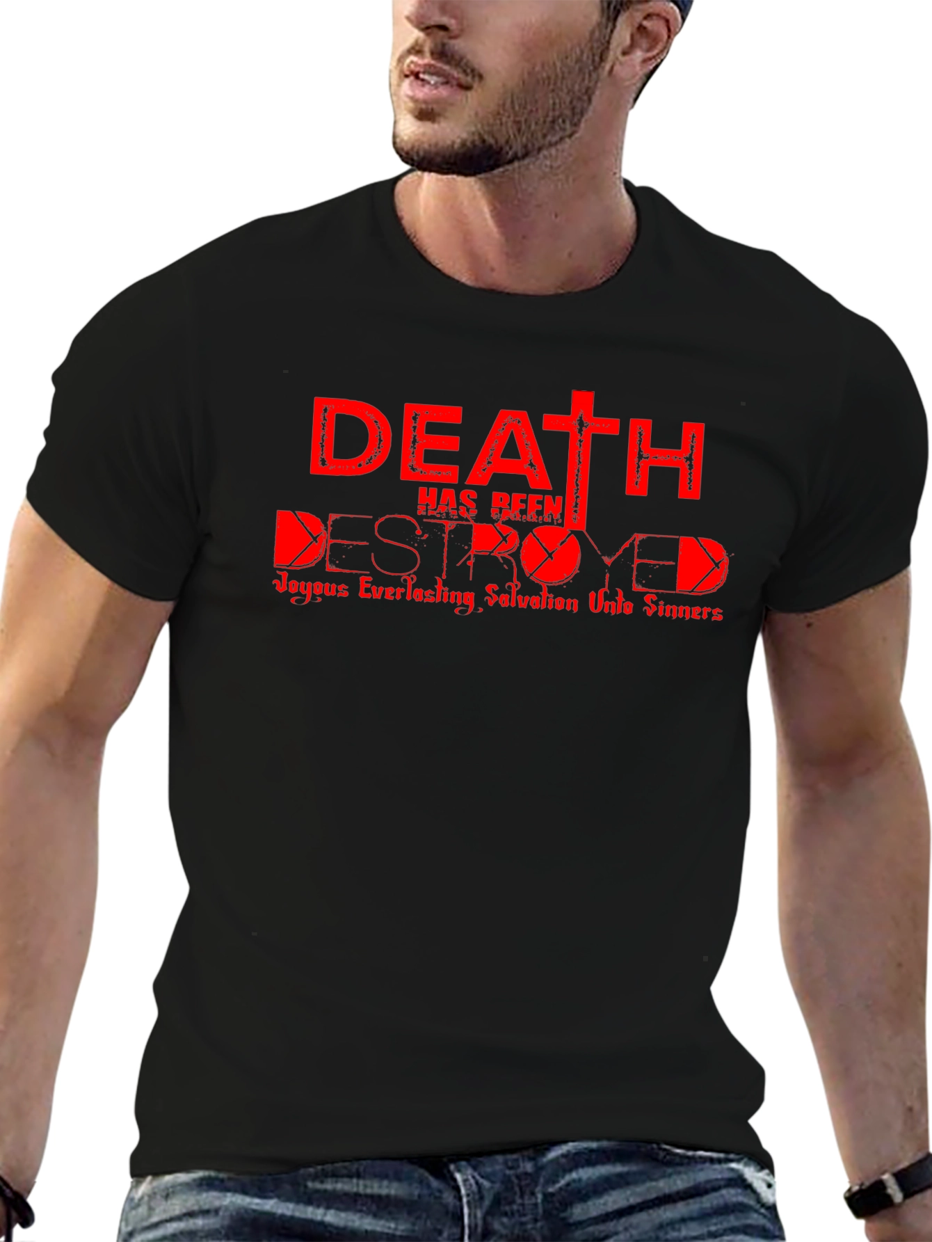 Death Destroyed T-Shirt - Christian Graphic Tee