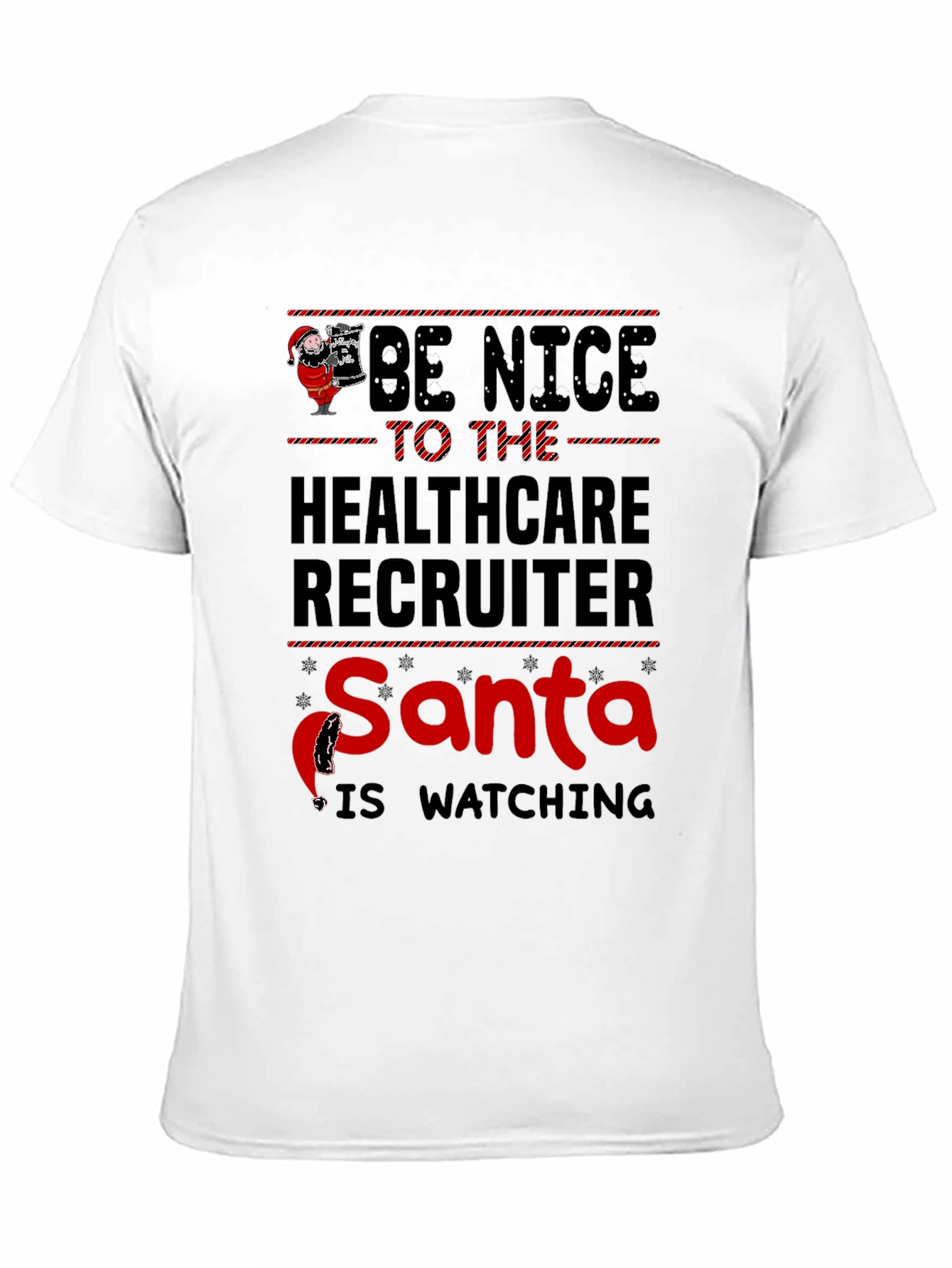 Healthcare Recruiter Santa T-Shirt
