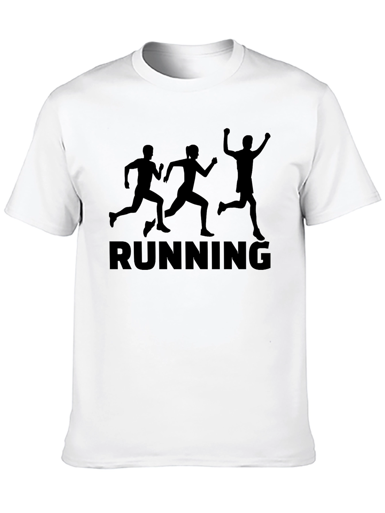 Running T-Shirt Black Activewear Tee