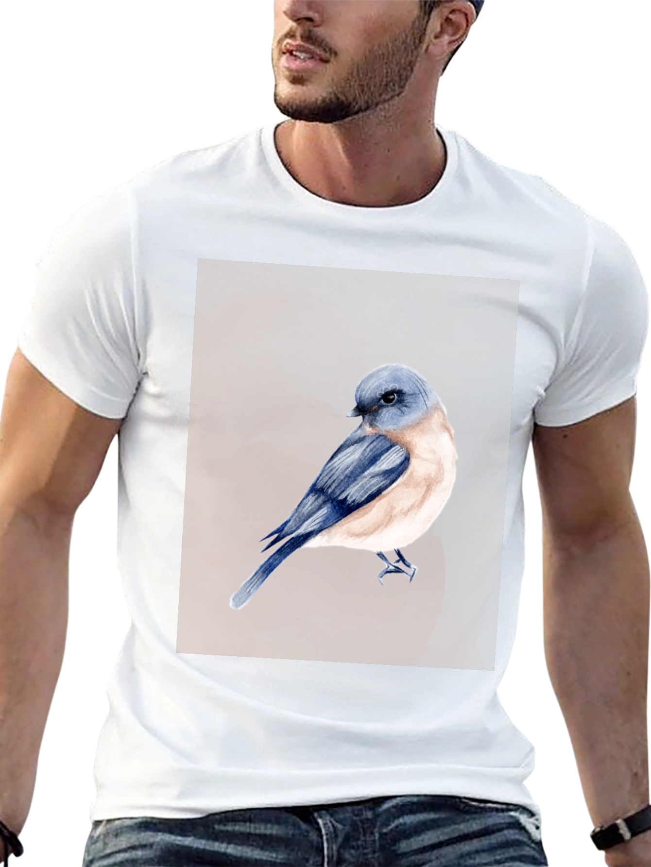 Bluebird Graphic Tee - Nature Lover T-Shirt