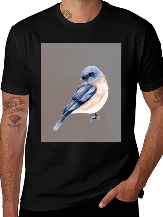 Bluebird Graphic Tee - Nature Lover T-Shirt