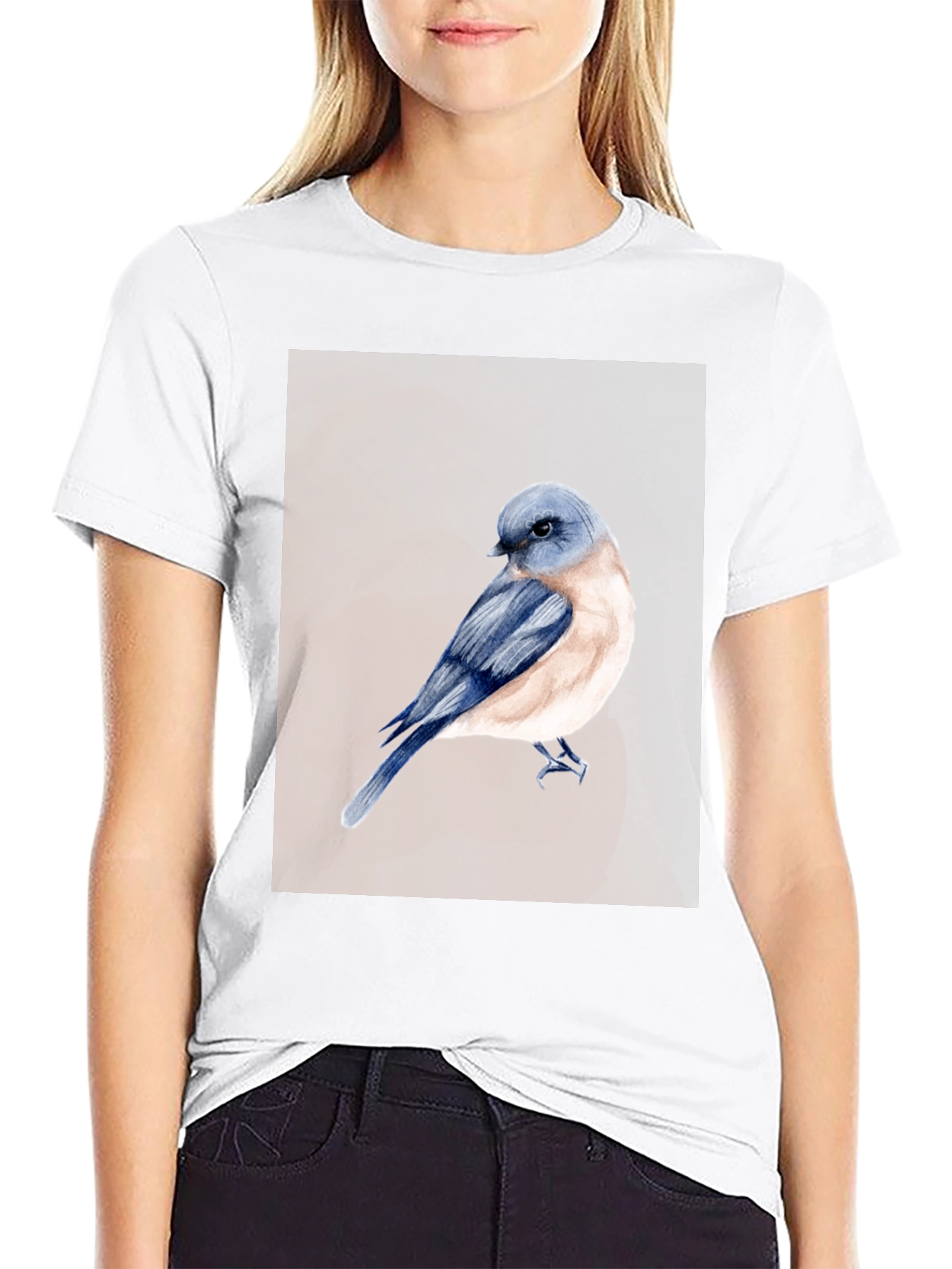 Bluebird Graphic Tee - Nature Lover T-Shirt