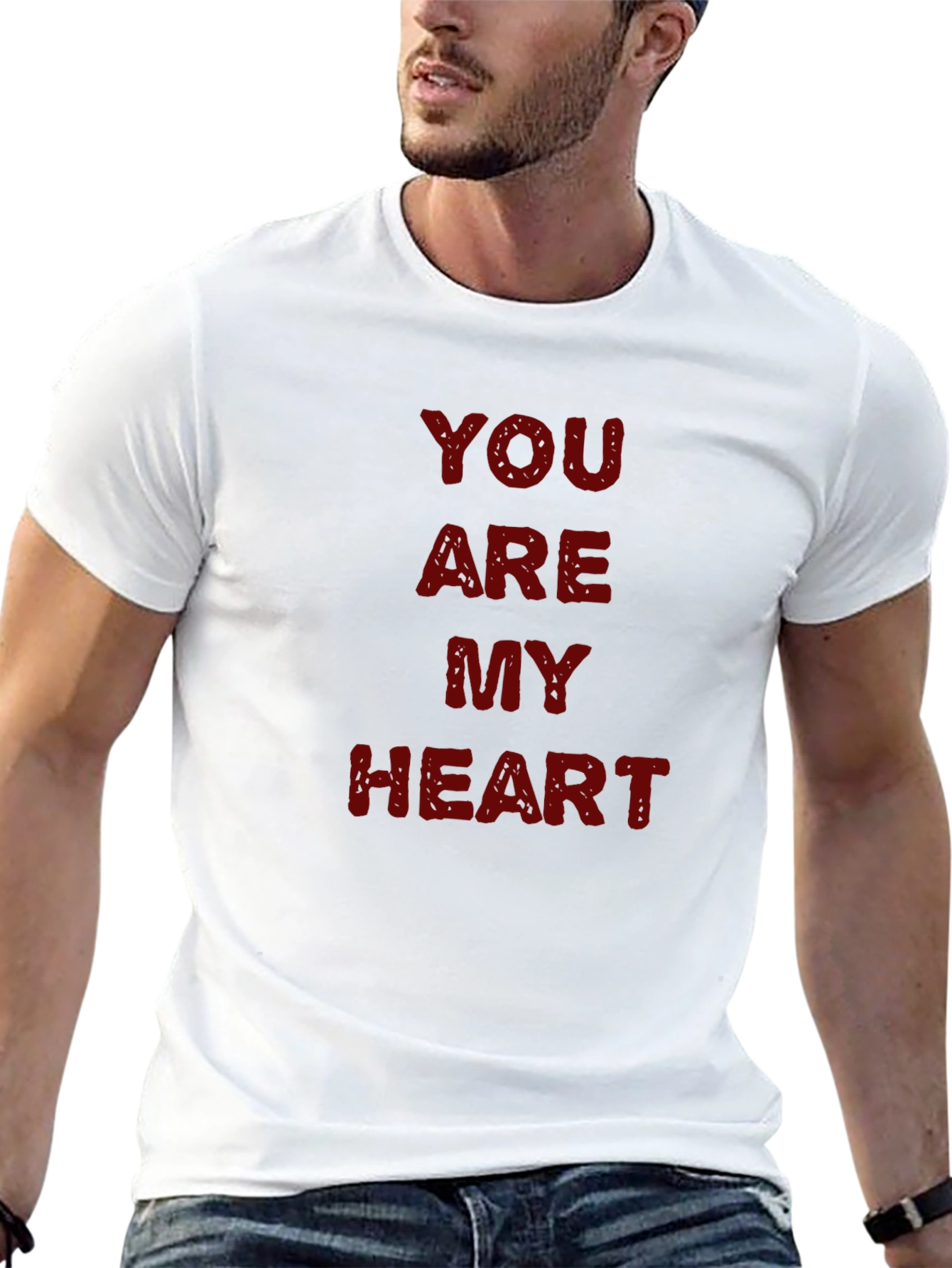 You Are My Heart - Graphic Print T-Shirt