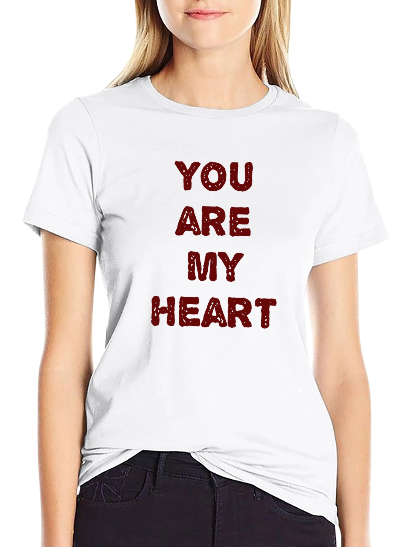 You Are My Heart - Graphic Print T-Shirt