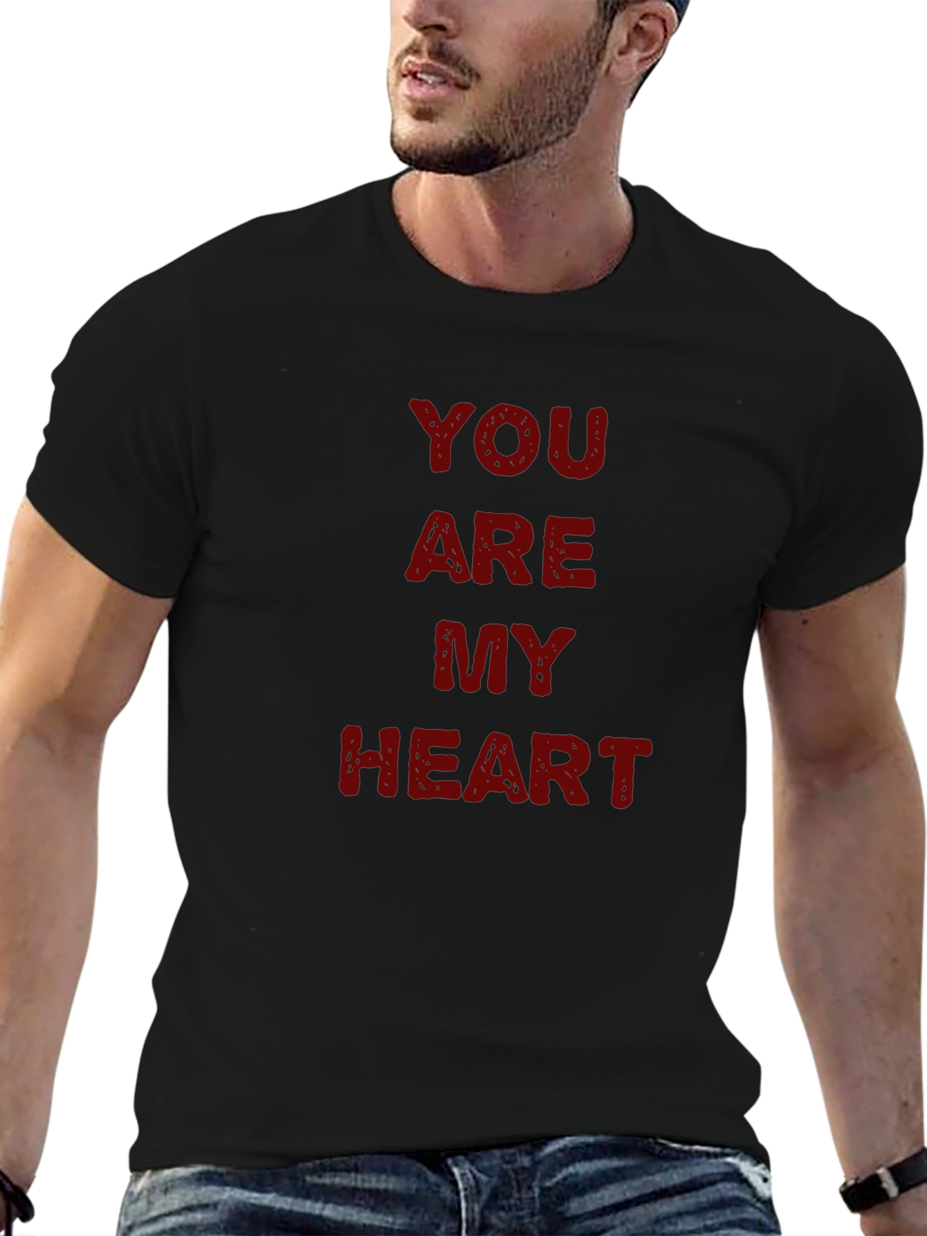 You Are My Heart - Graphic Print T-Shirt