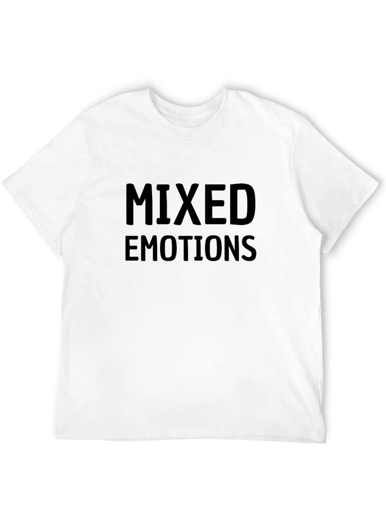 Mixed Emotions Black Graphic Tee