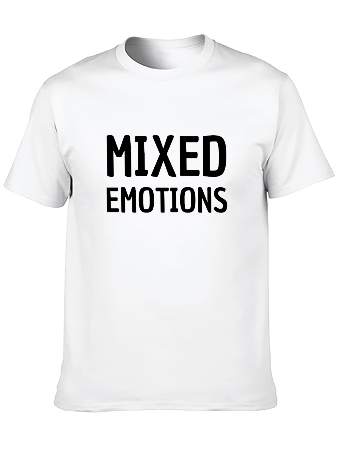 Mixed Emotions Black Graphic Tee