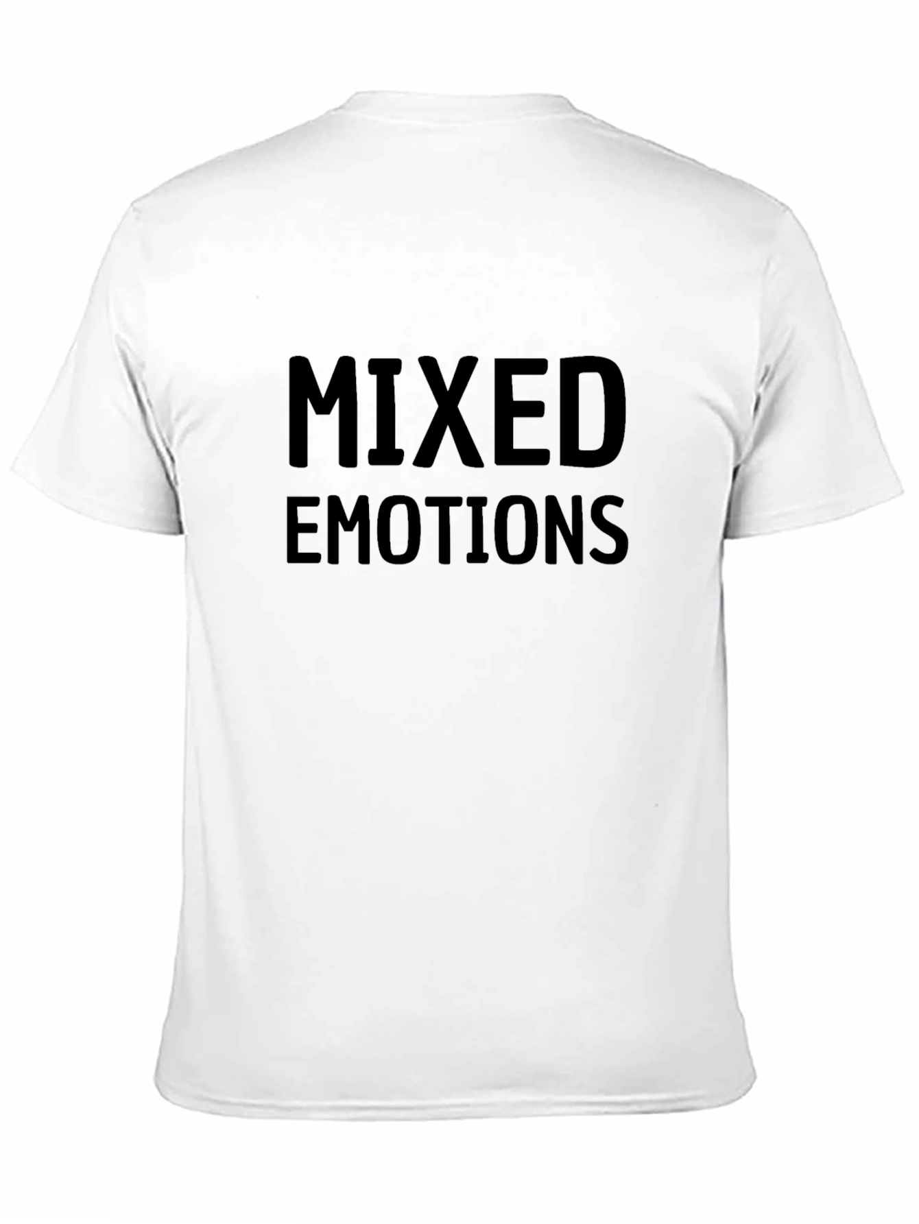 Mixed Emotions Black Graphic Tee