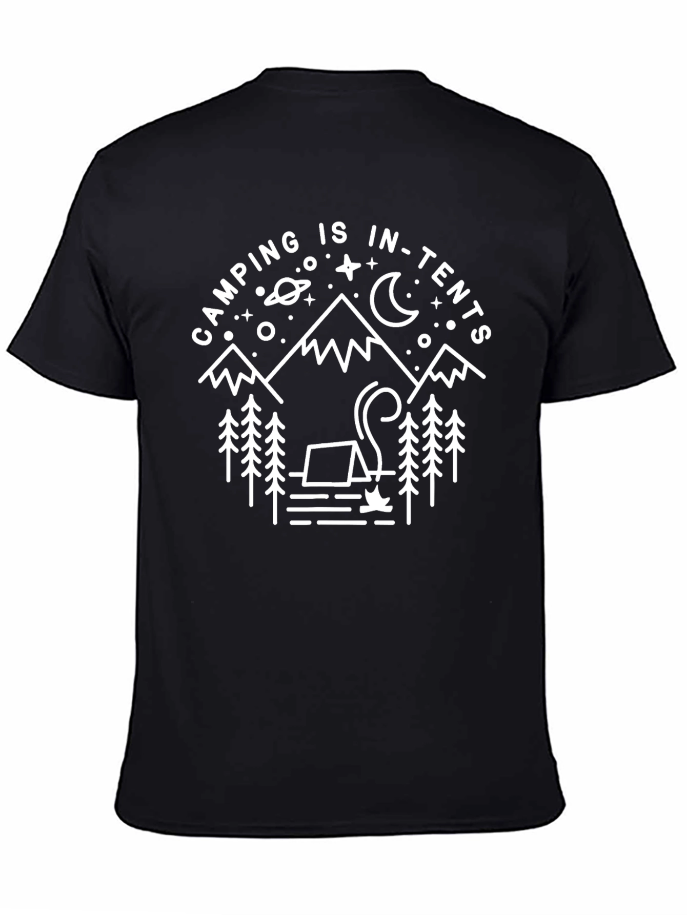 Camping is In-Tents Graphic Tee