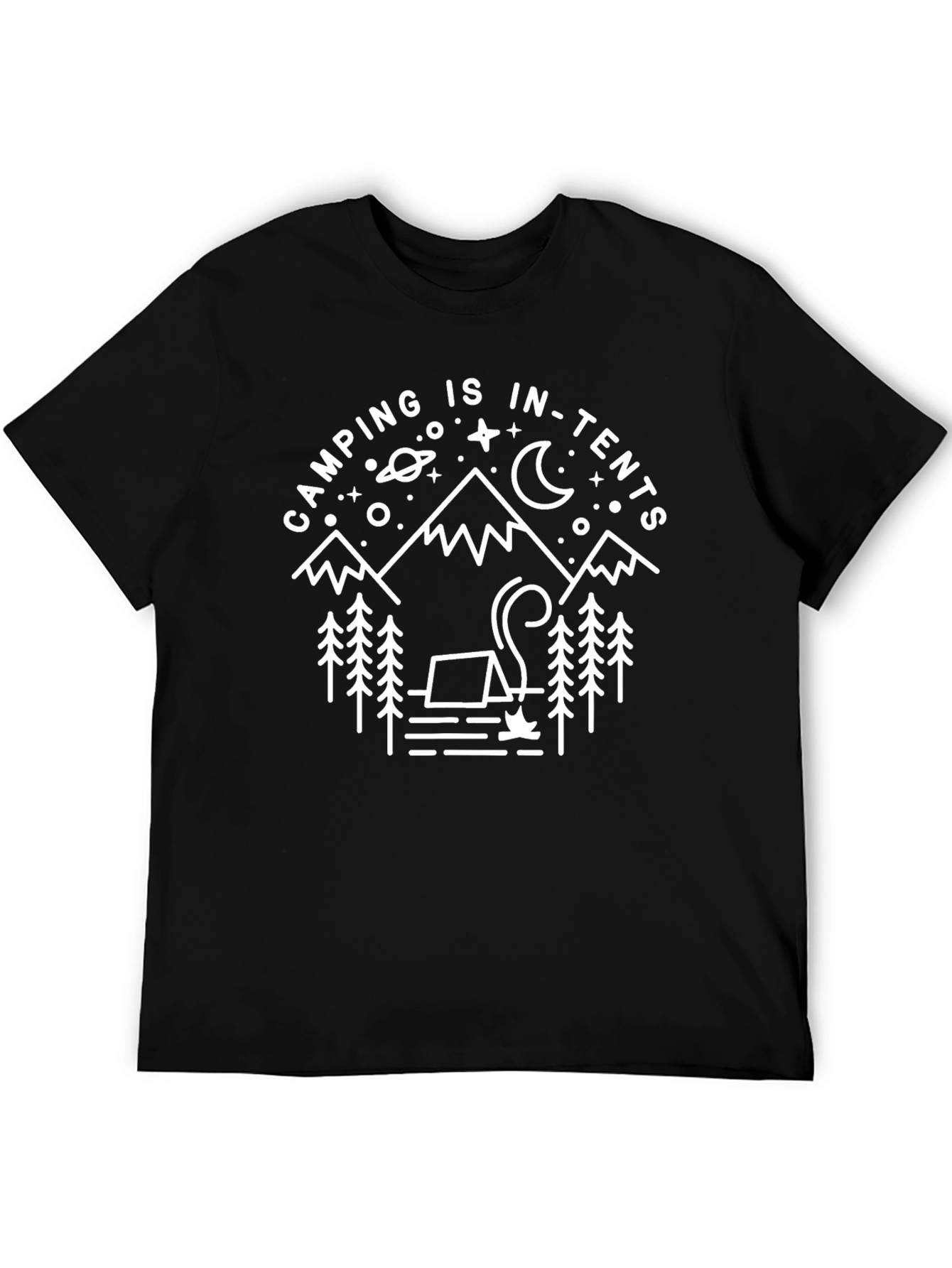 Camping is In-Tents Graphic Tee