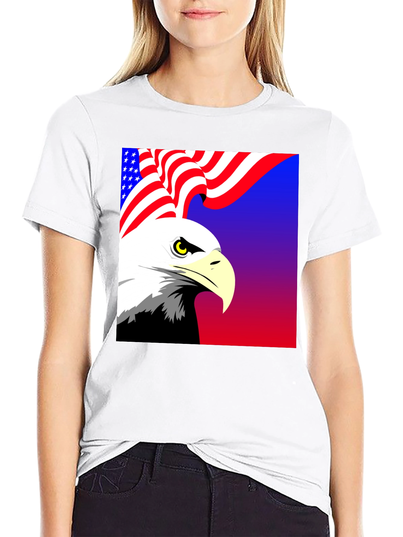 American Eagle T-Shirt: Patriotic Graphic Tee