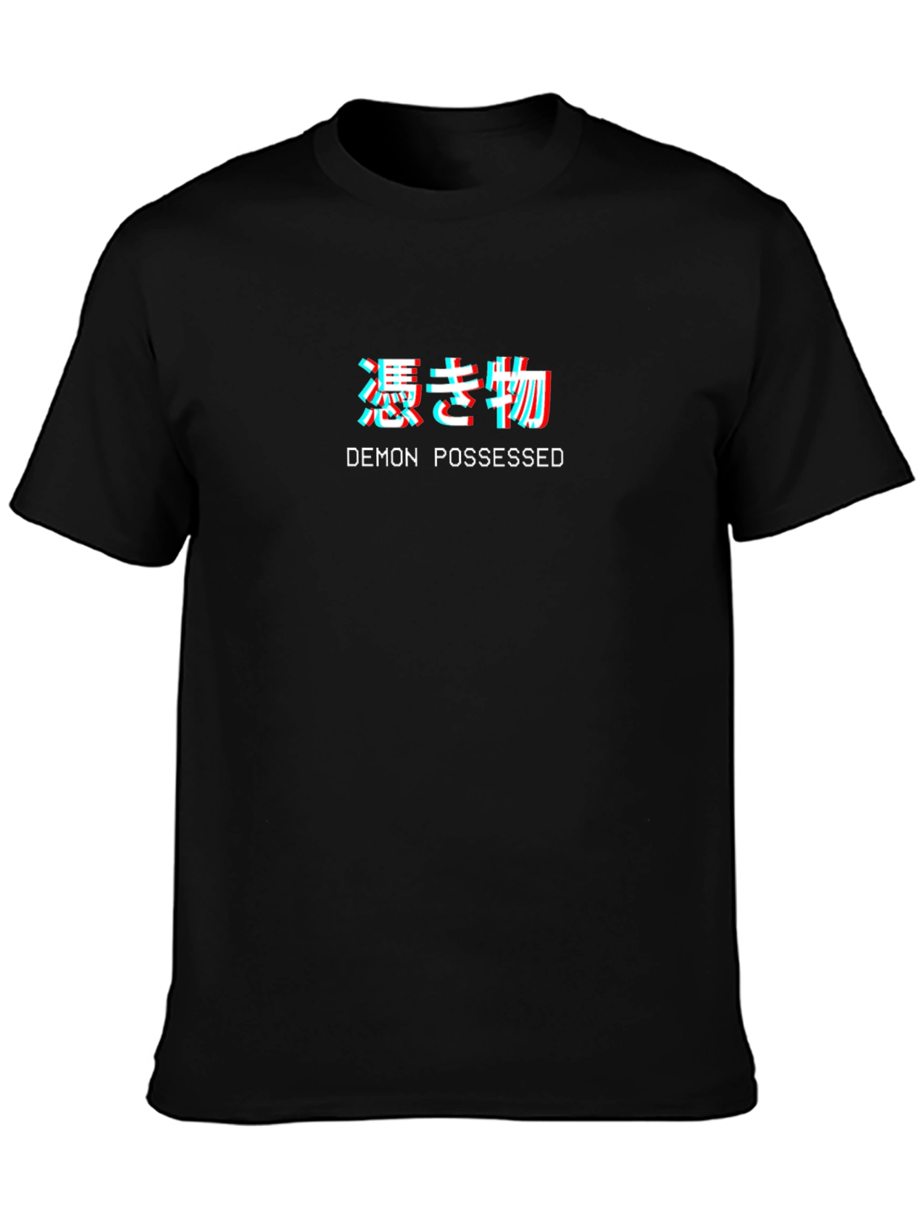 Demon Possessed Graphic Tee - Black