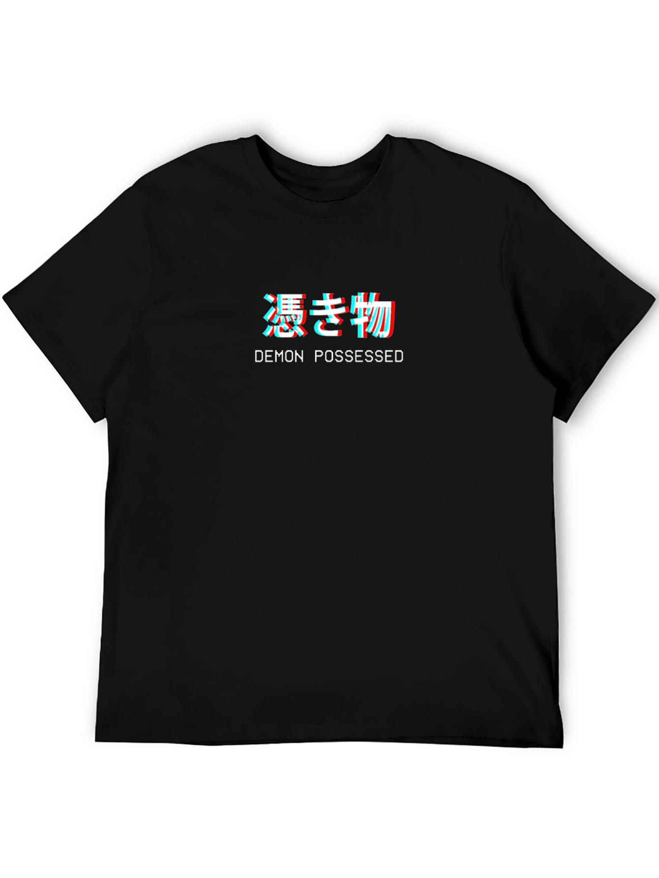 Demon Possessed Graphic Tee - Black