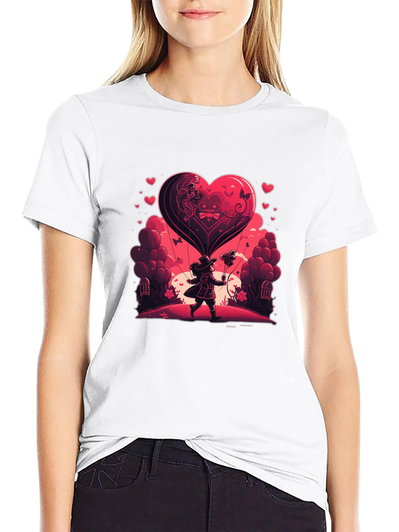 Heart Balloon Valentines Day T-Shirt