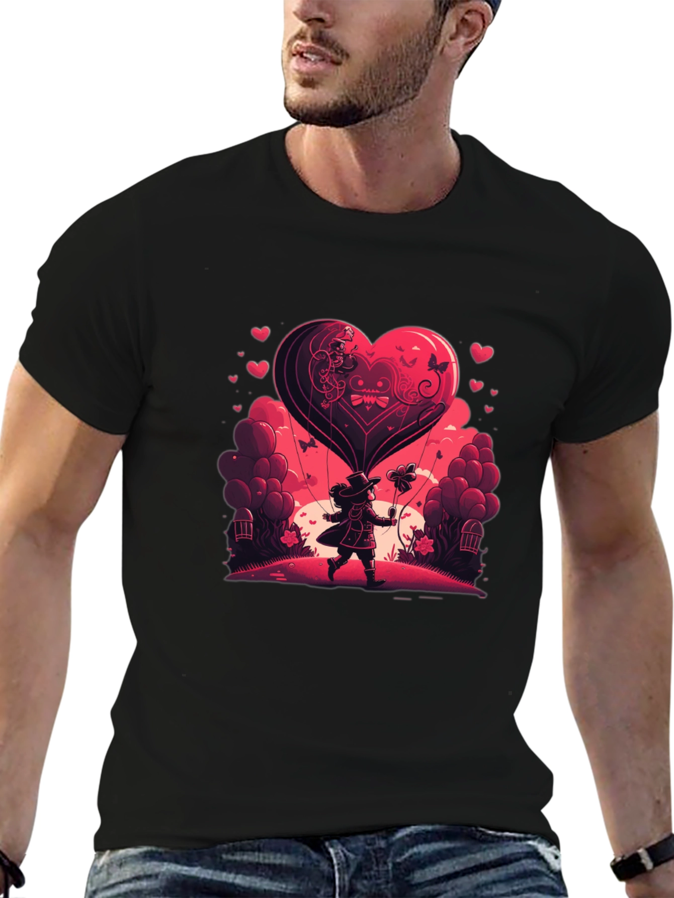 Heart Balloon Valentines Day T-Shirt