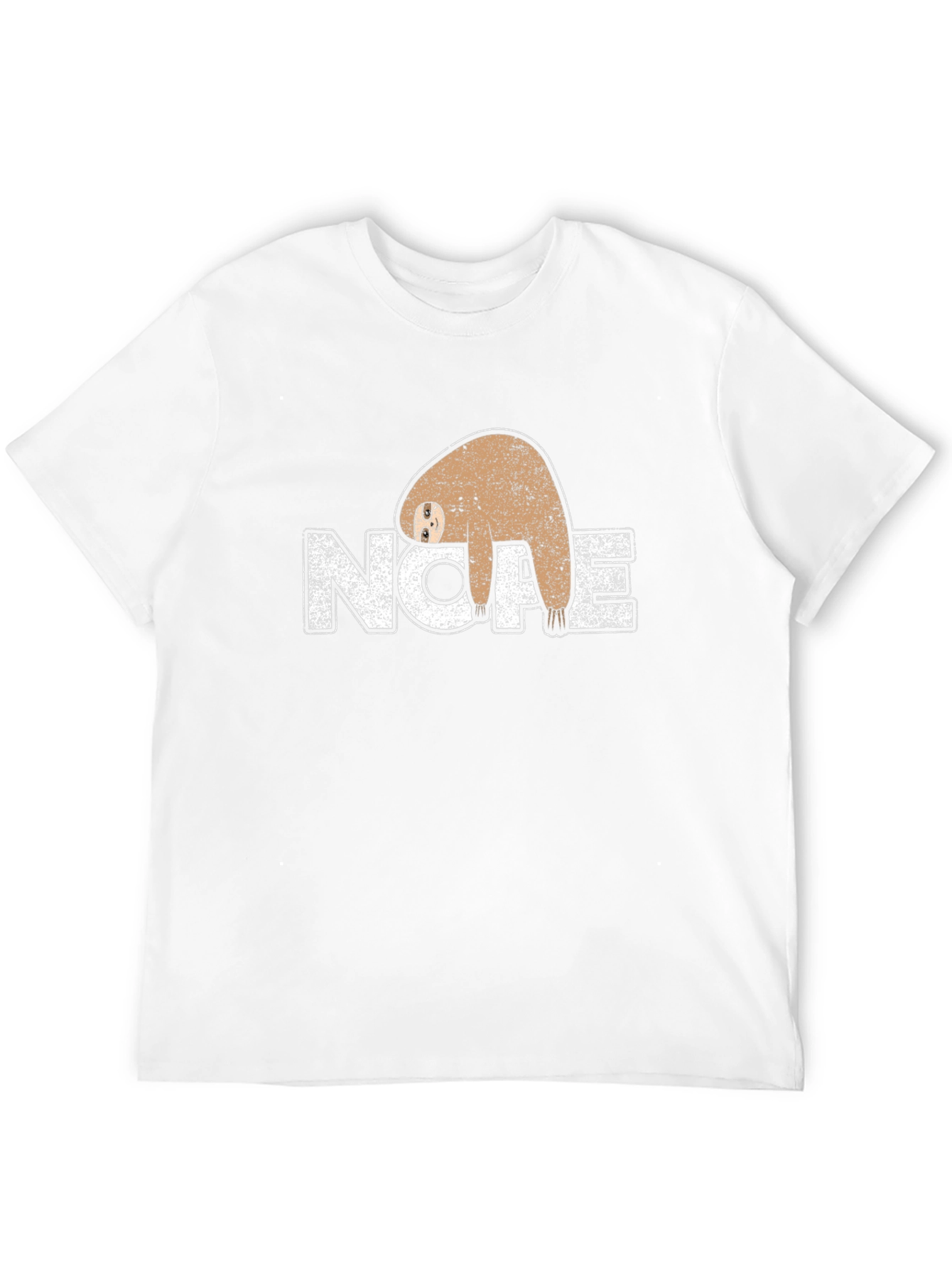 Nope Sloth T-Shirt - Funny Lazy Sloth Graphic Tee