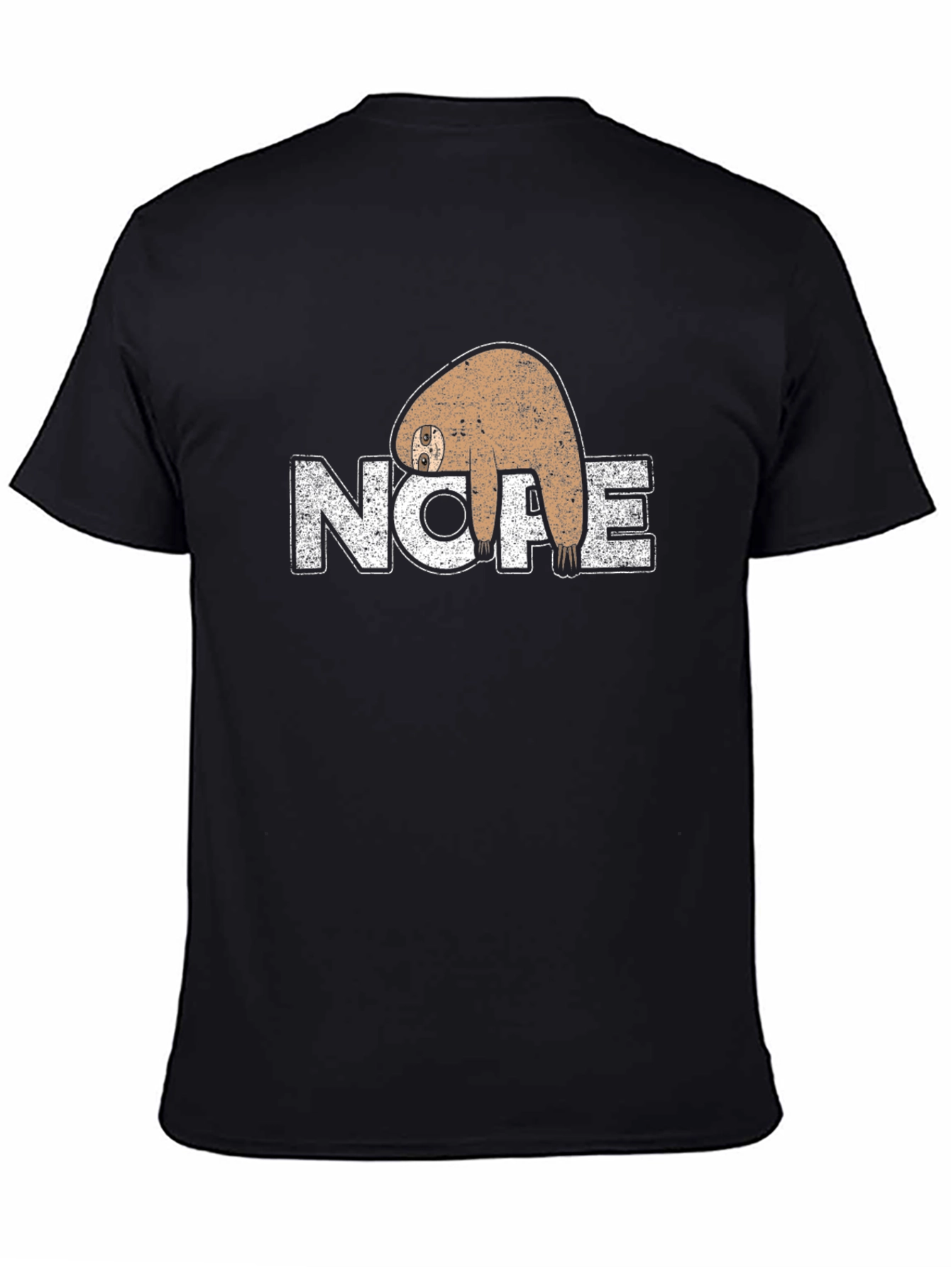 Nope Sloth T-Shirt - Funny Lazy Sloth Graphic Tee