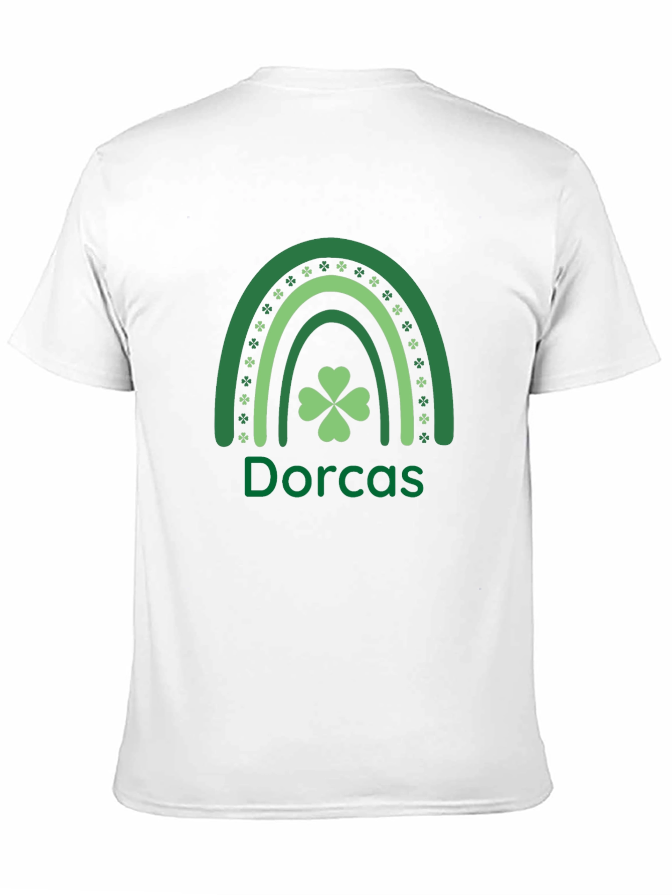 Dorcas Shamrock Rainbow St. Patricks Day T-Shirt