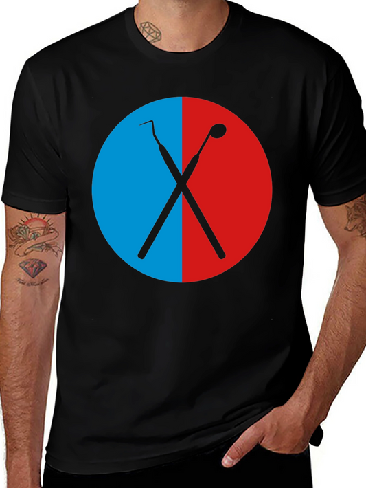 Dentist Tools Graphic Tee - Unisex Black T-Shirt
