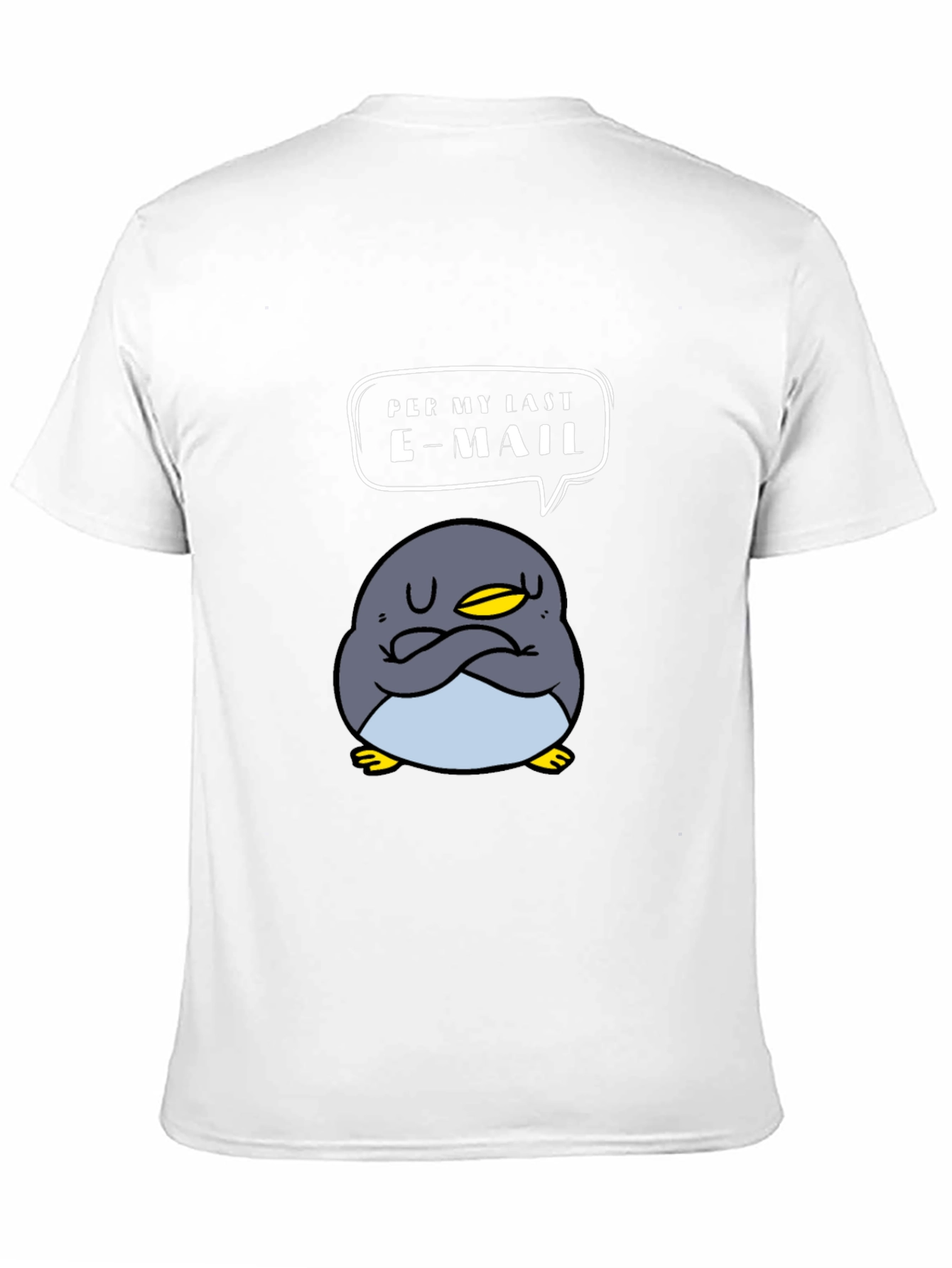 Funny Penguin T-Shirt - Read My Last Email