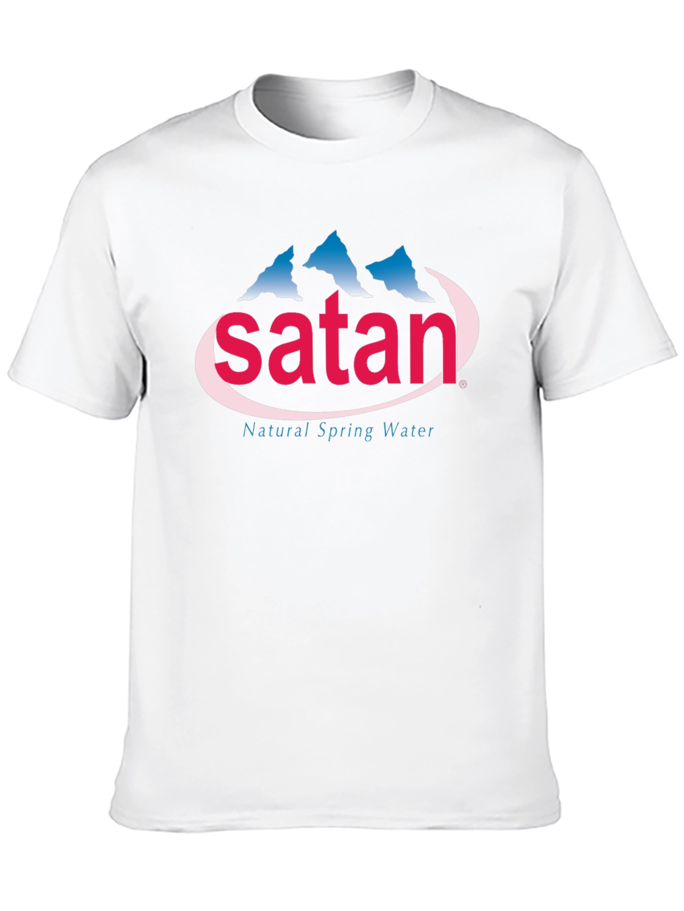 Satan Natural Spring Water Graphic T-Shirt