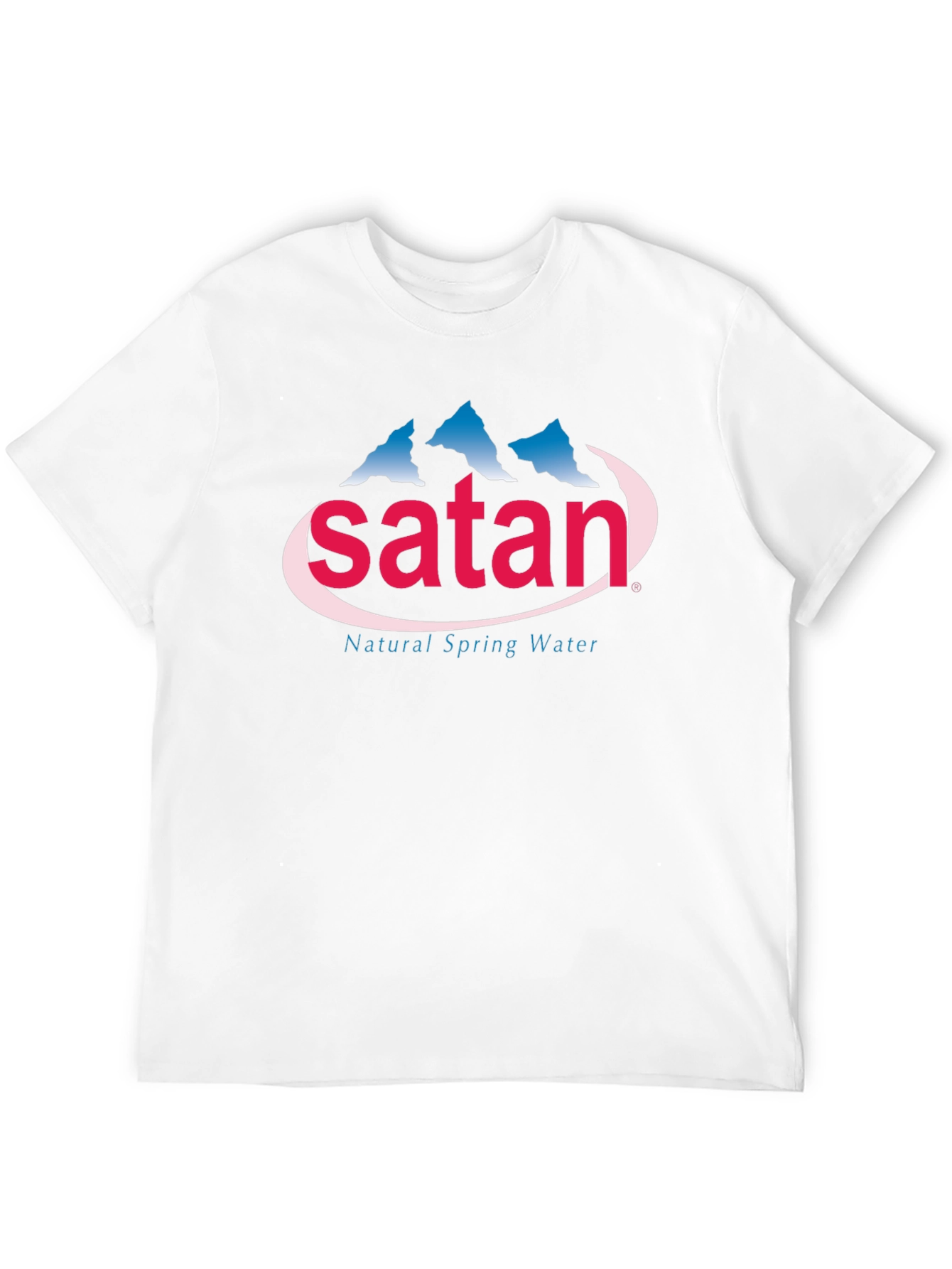 Satan Natural Spring Water Graphic T-Shirt