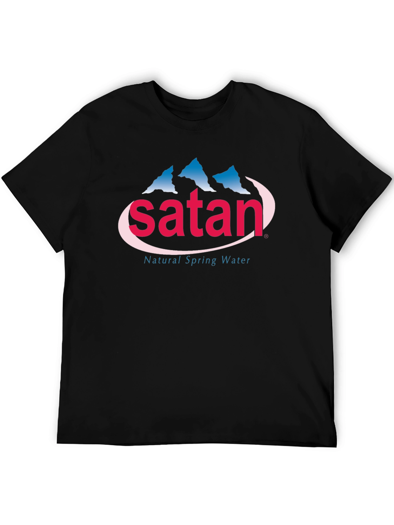 Satan Natural Spring Water Graphic T-Shirt