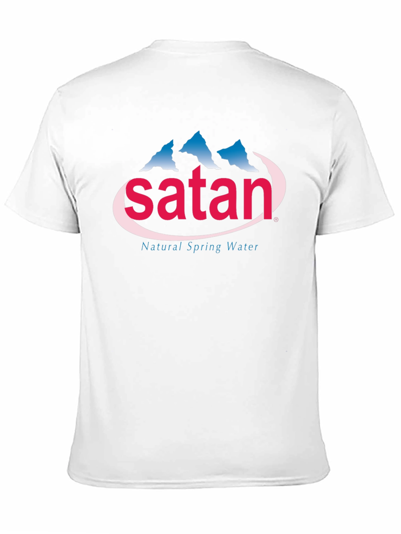 Satan Natural Spring Water Graphic T-Shirt