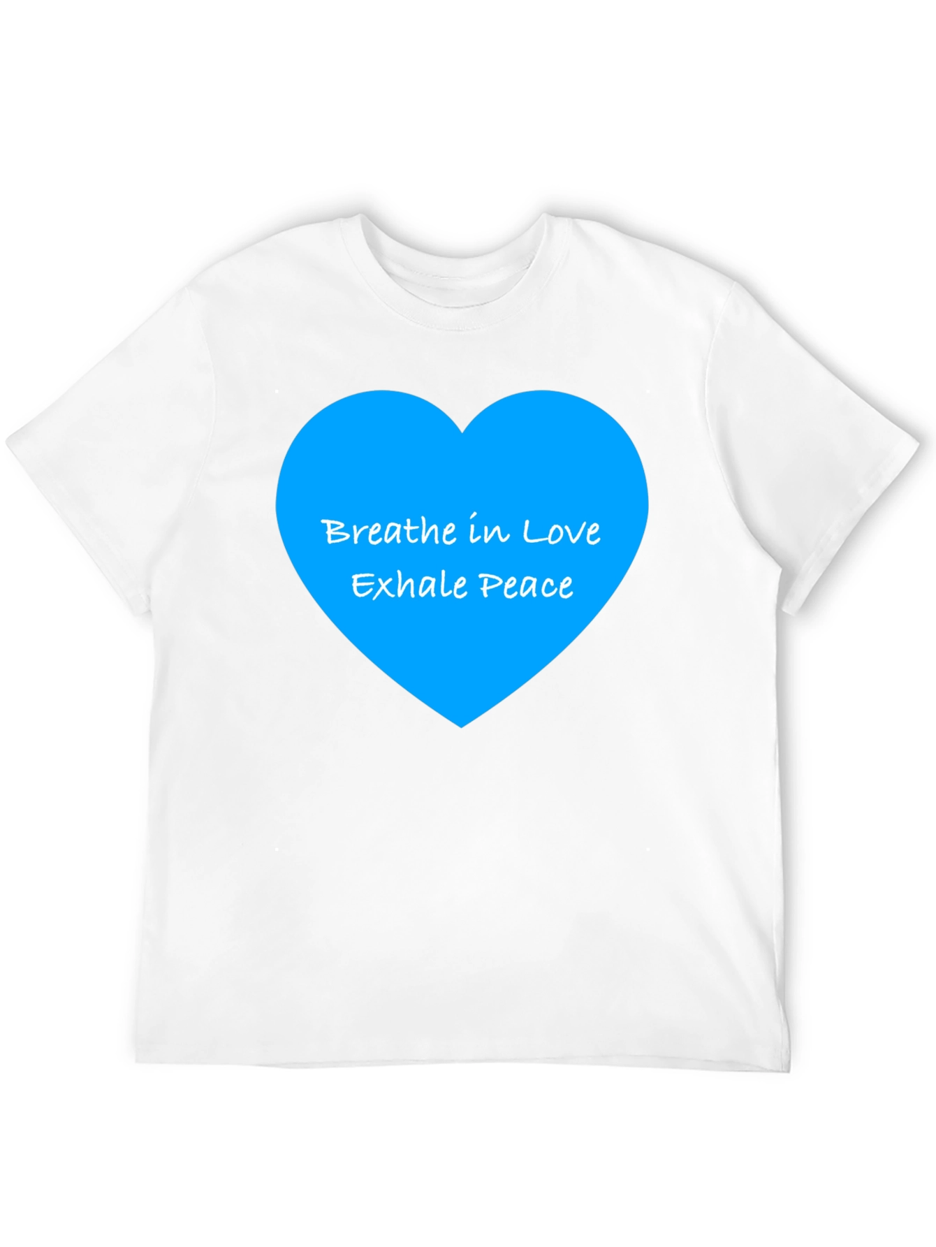 Breathe Love Peace Black Graphic Tee