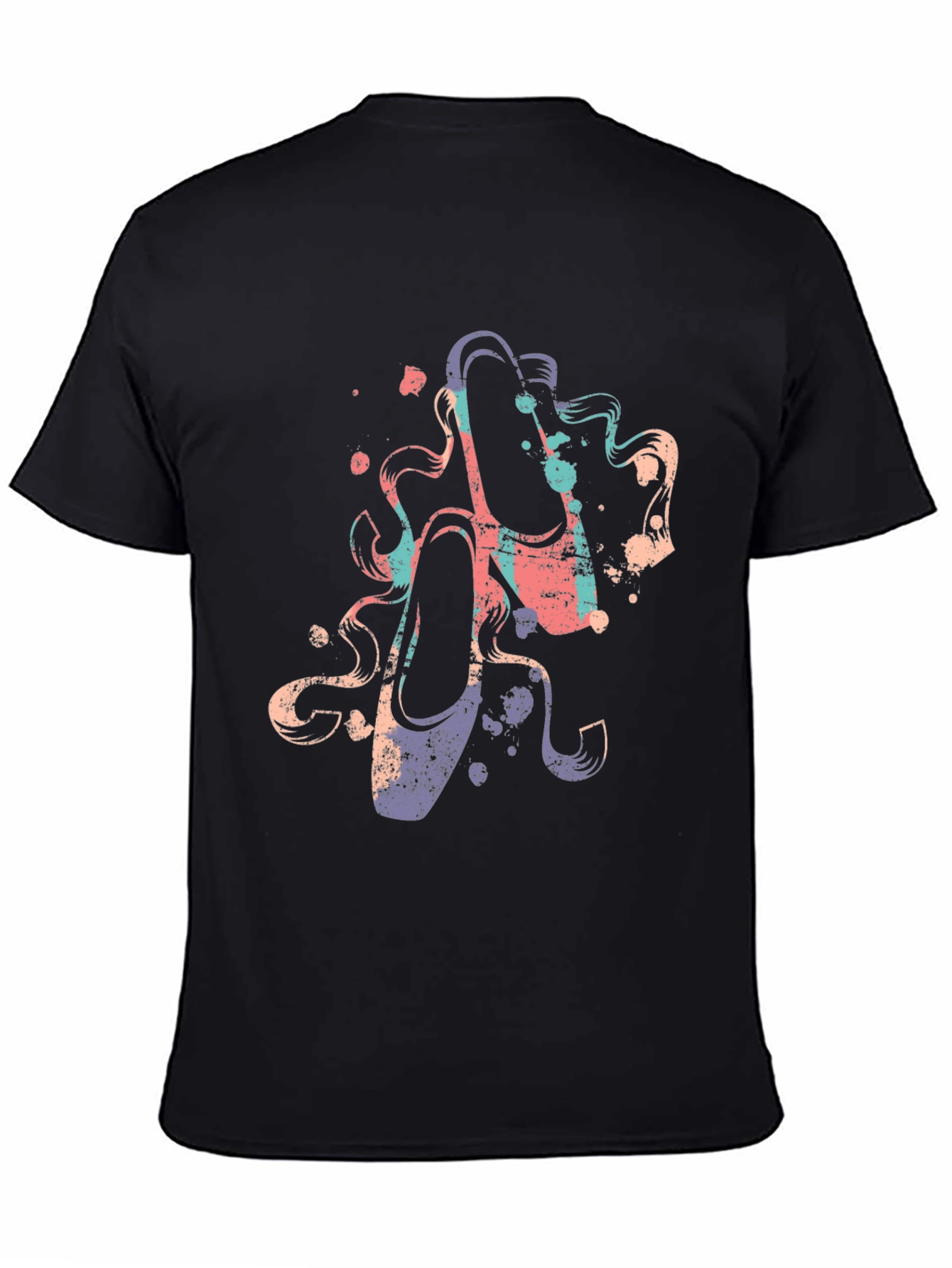 Ballet Pointe Shoes Graphic Tee - Stylish Dance Shirt