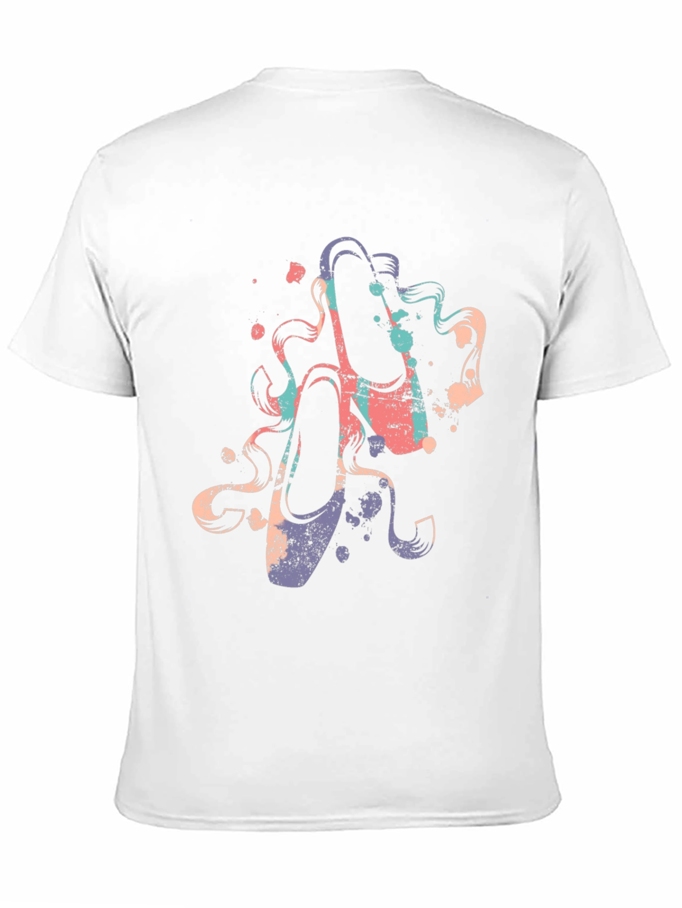 Ballet Pointe Shoes Graphic Tee - Stylish Dance Shirt