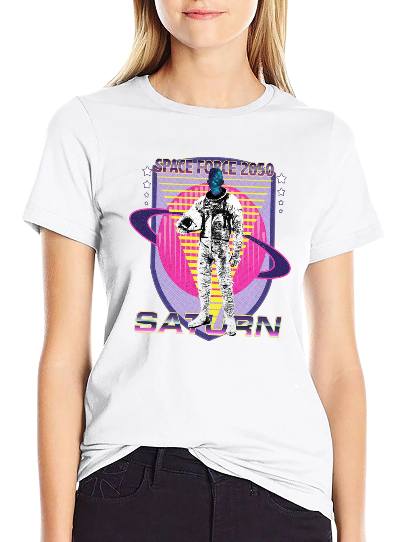 Space Force 2050 Saturn T-Shirt