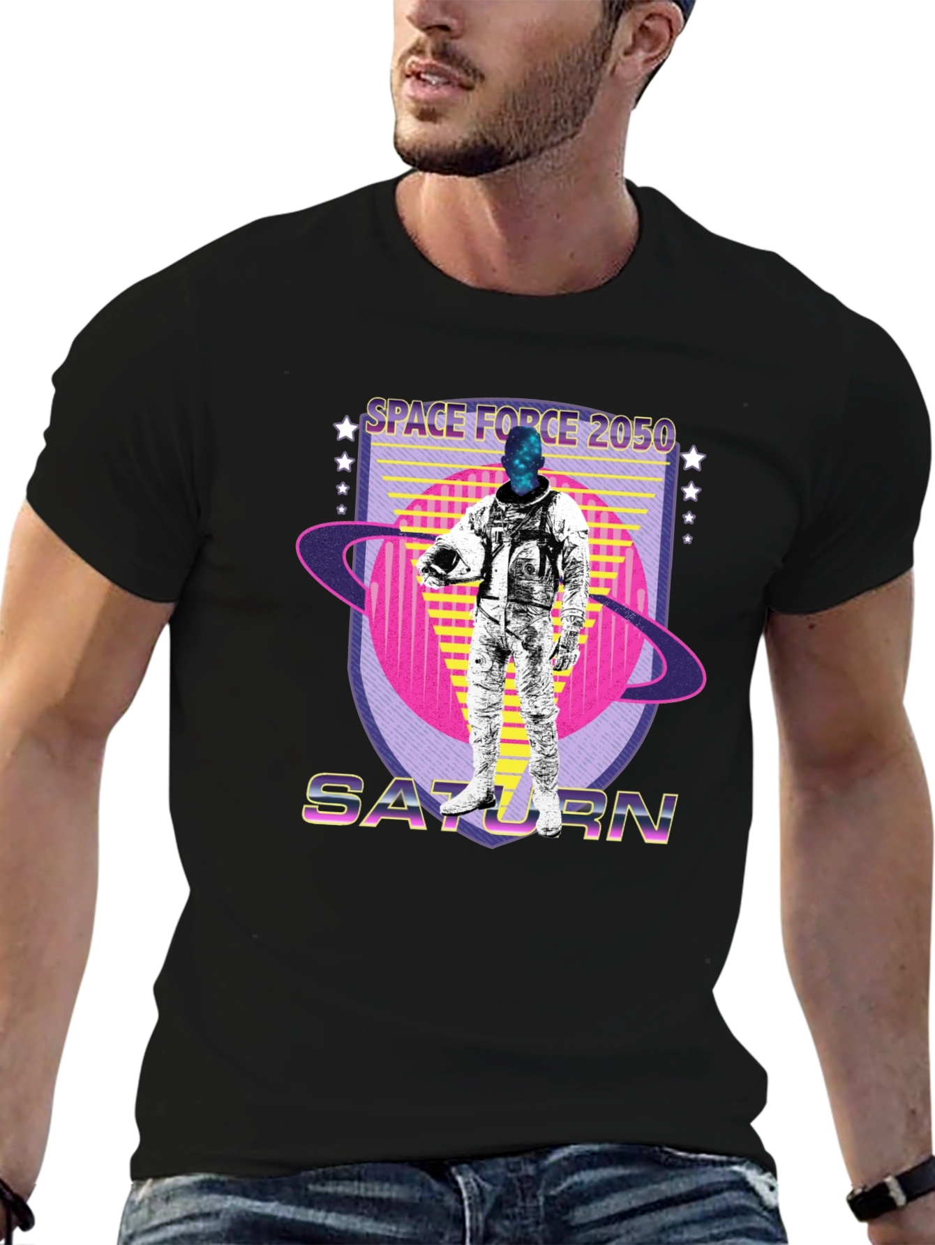 Space Force 2050 Saturn T-Shirt