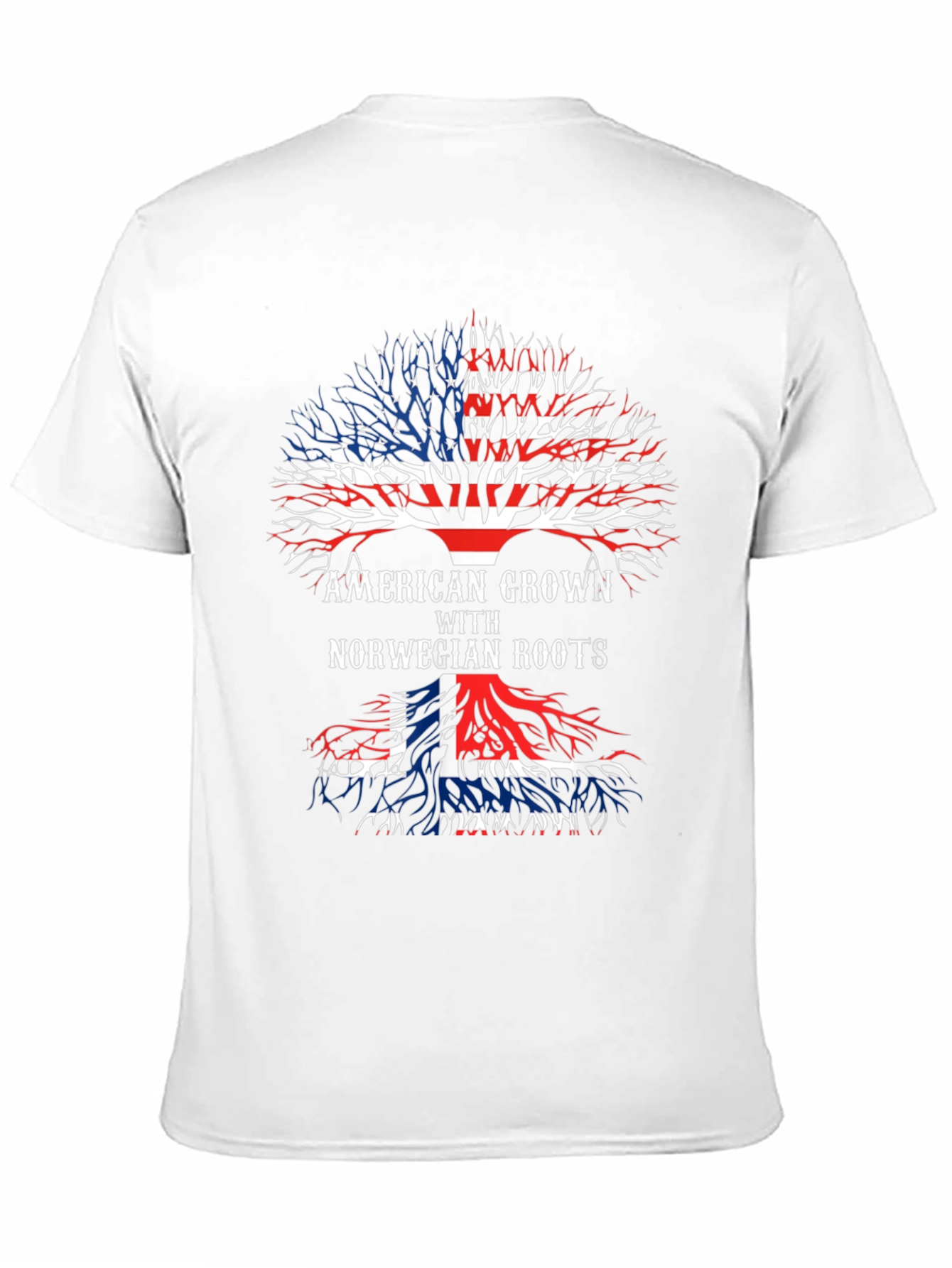 American Grown Norwegian Roots Tree T-Shirt