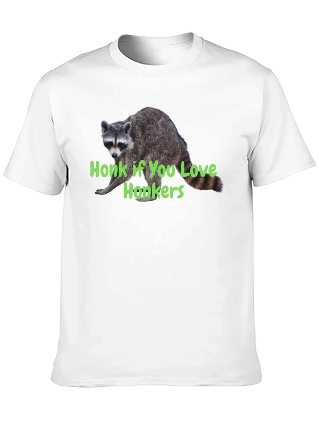 Honk If You Love Honkers Raccoon T-Shirt