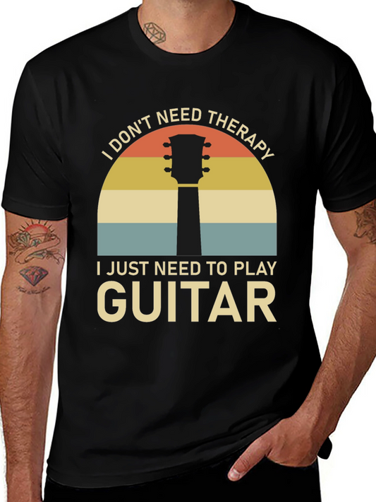 Guitar Therapy T-Shirt - Music Lover Tee