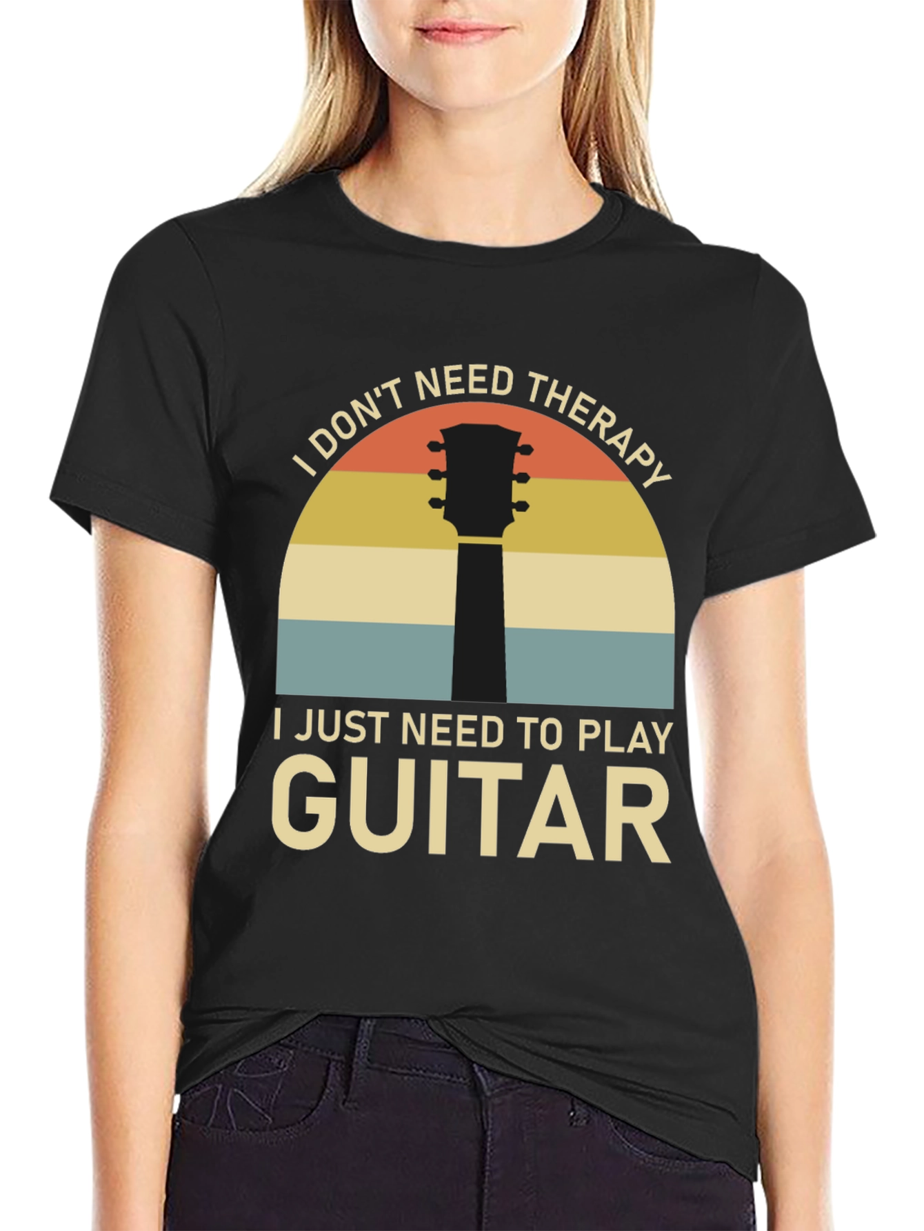 Guitar Therapy T-Shirt - Music Lover Tee