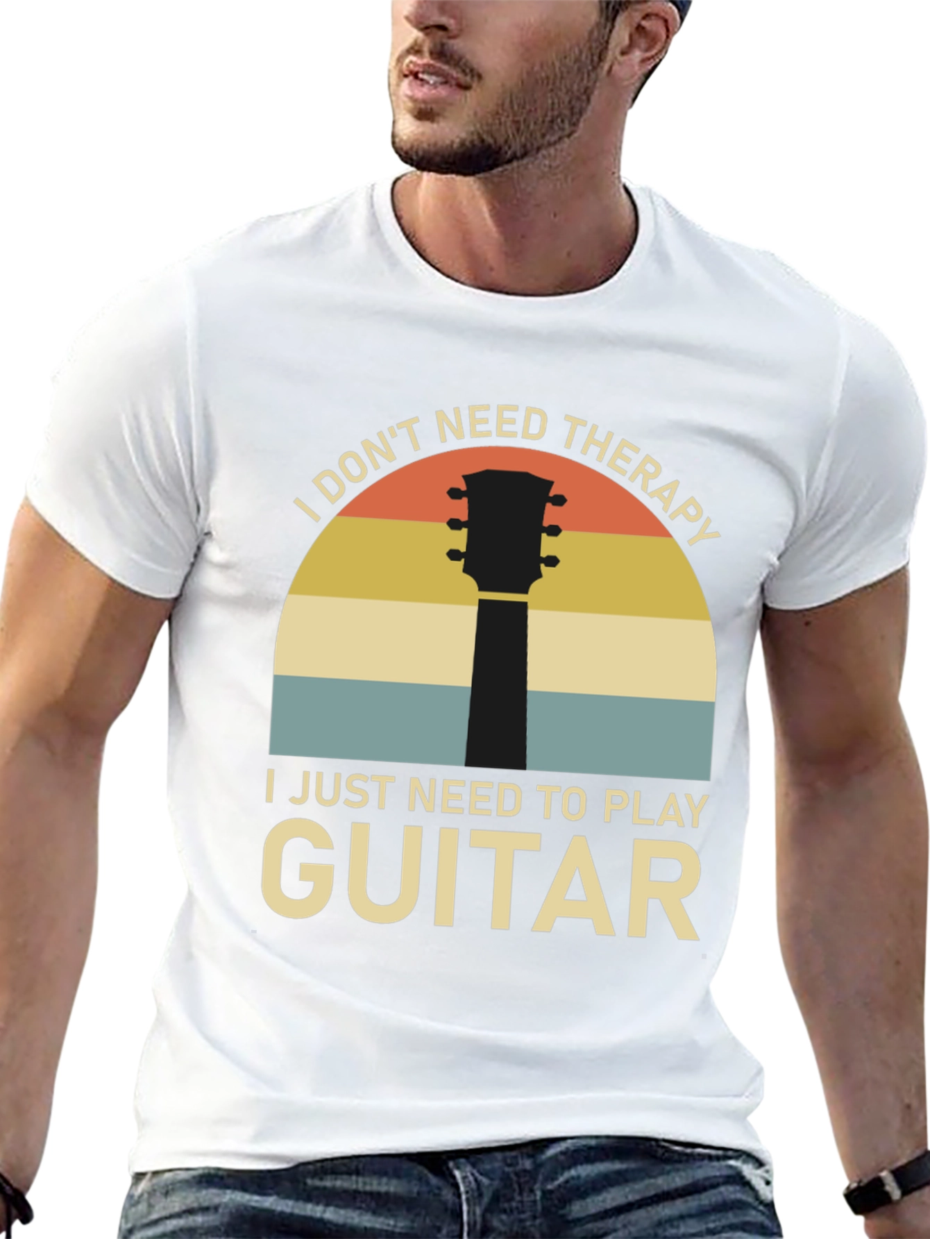 Guitar Therapy T-Shirt - Music Lover Tee