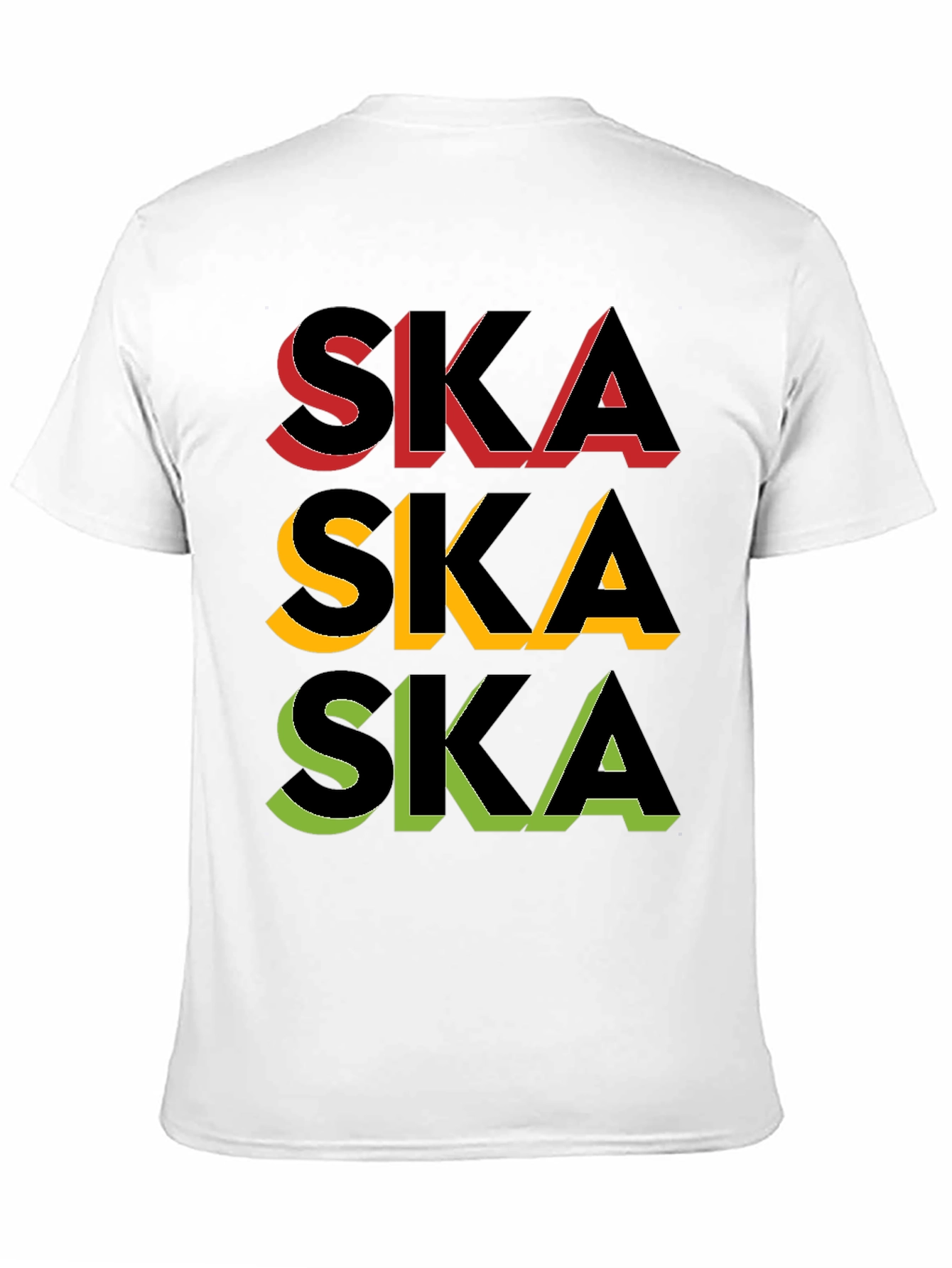 Rasta Ska Graphic Black T-Shirt
