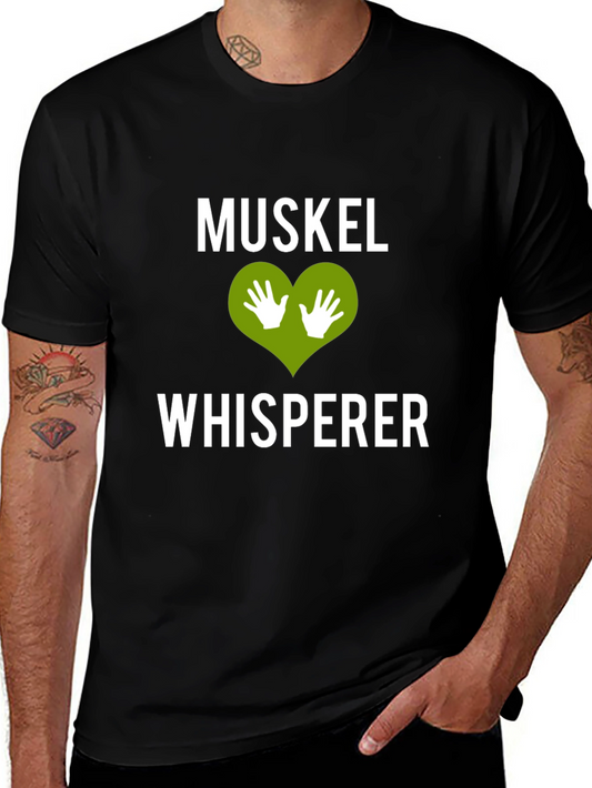 Muskel Whisperer Graphic Tee - Massage Therapist Shirt